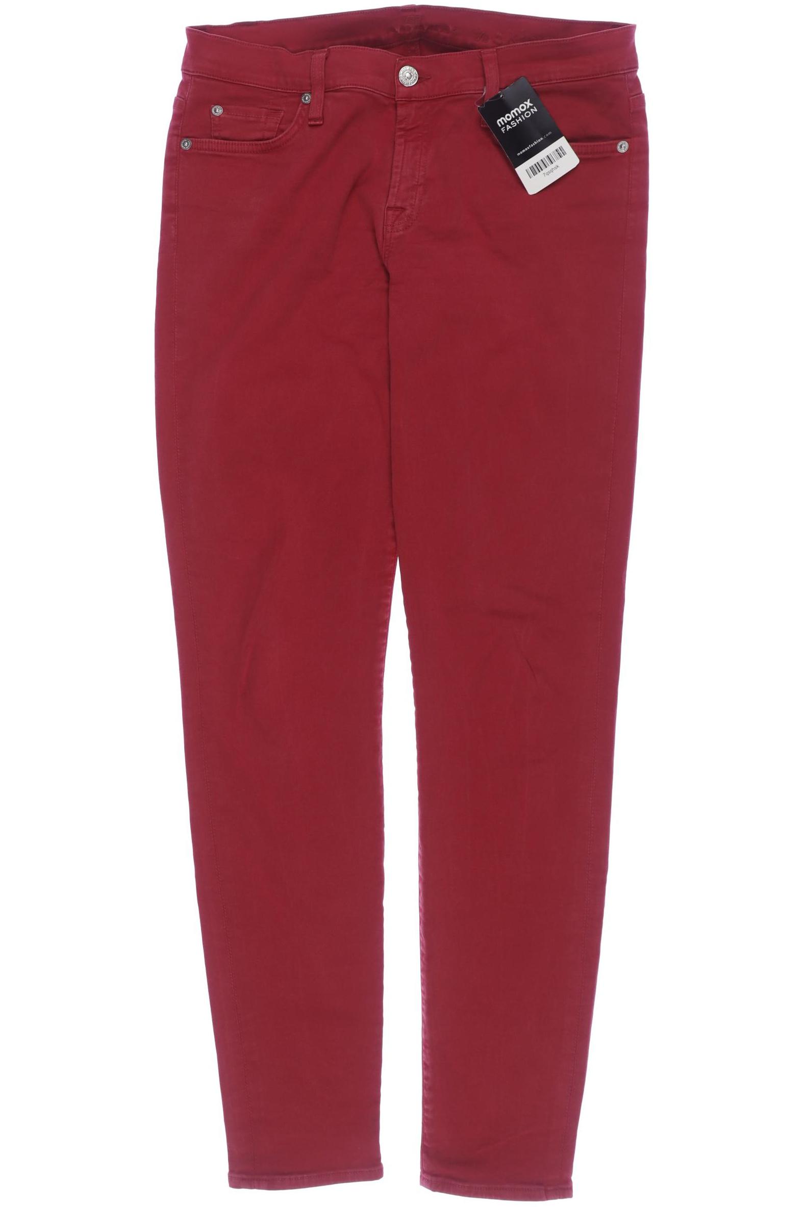 

7 for all mankind Damen Jeans, bordeaux, Gr. 28