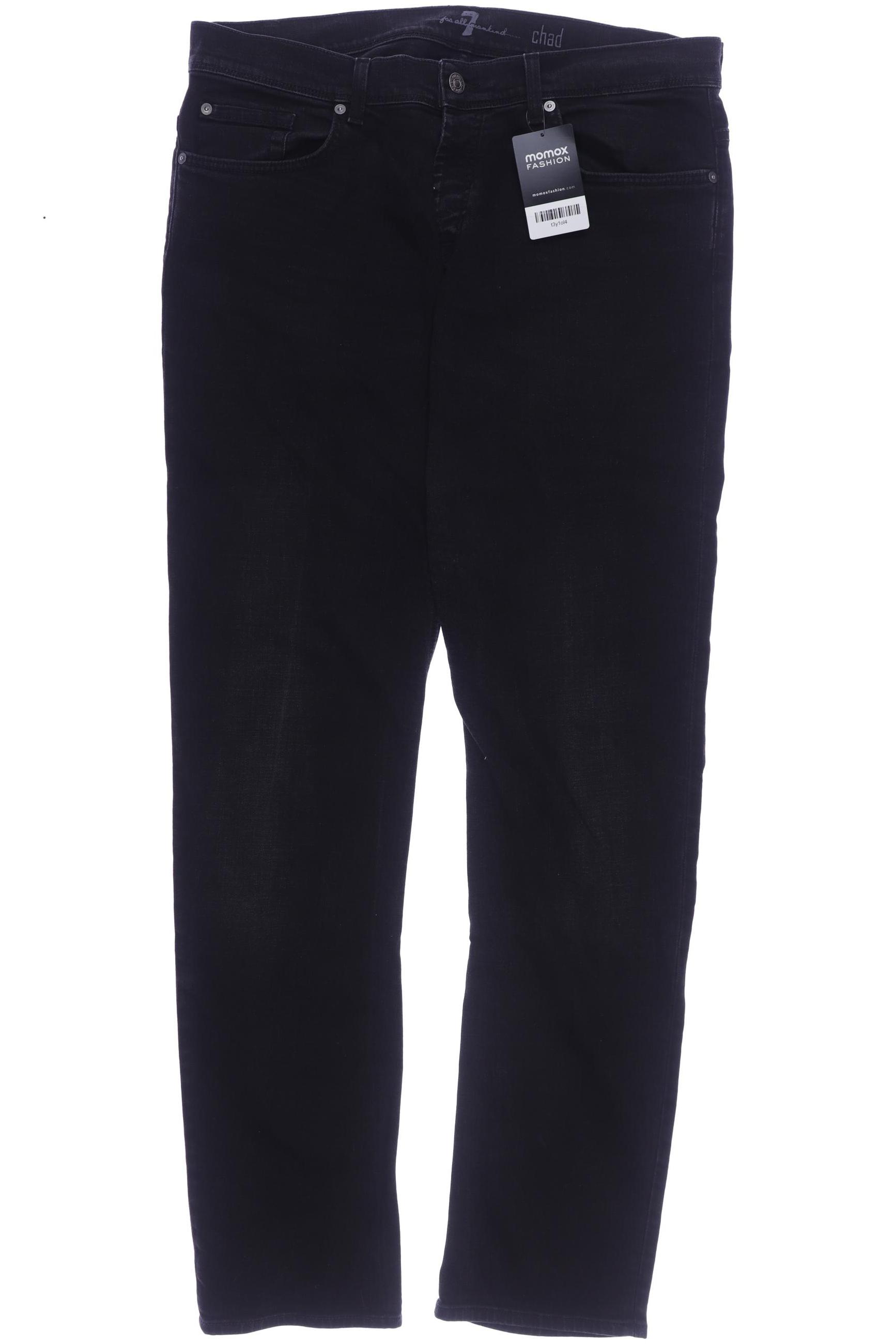 

7 for all mankind Herren Jeans, schwarz, Gr. 52
