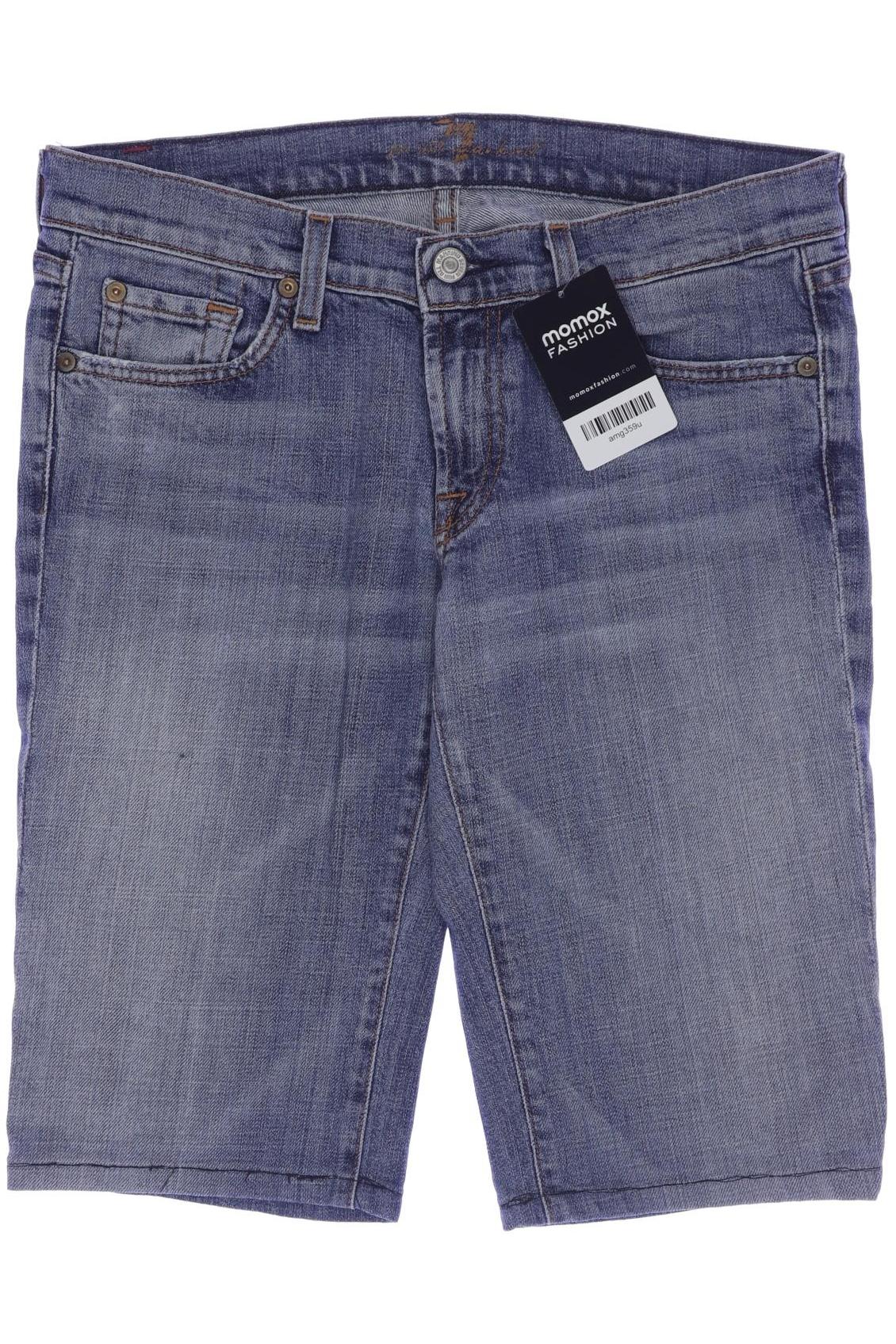 

7 for all mankind Damen Shorts, blau, Gr. 28