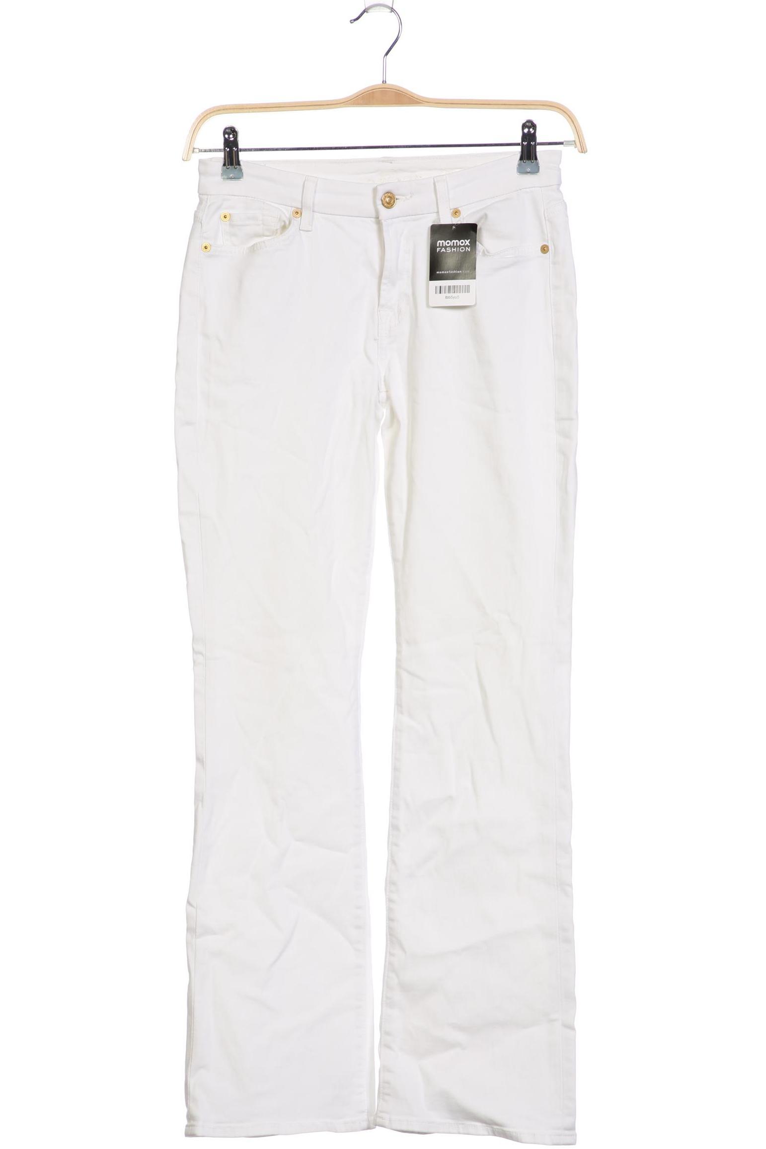 

7 for all mankind Damen Jeans, weiß, Gr. 28