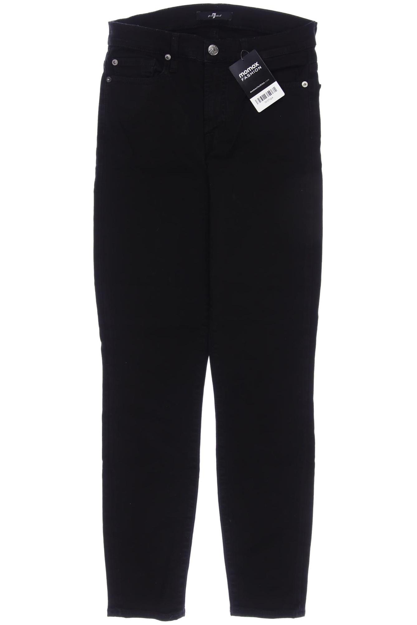 

7 for all mankind Damen Jeans, schwarz