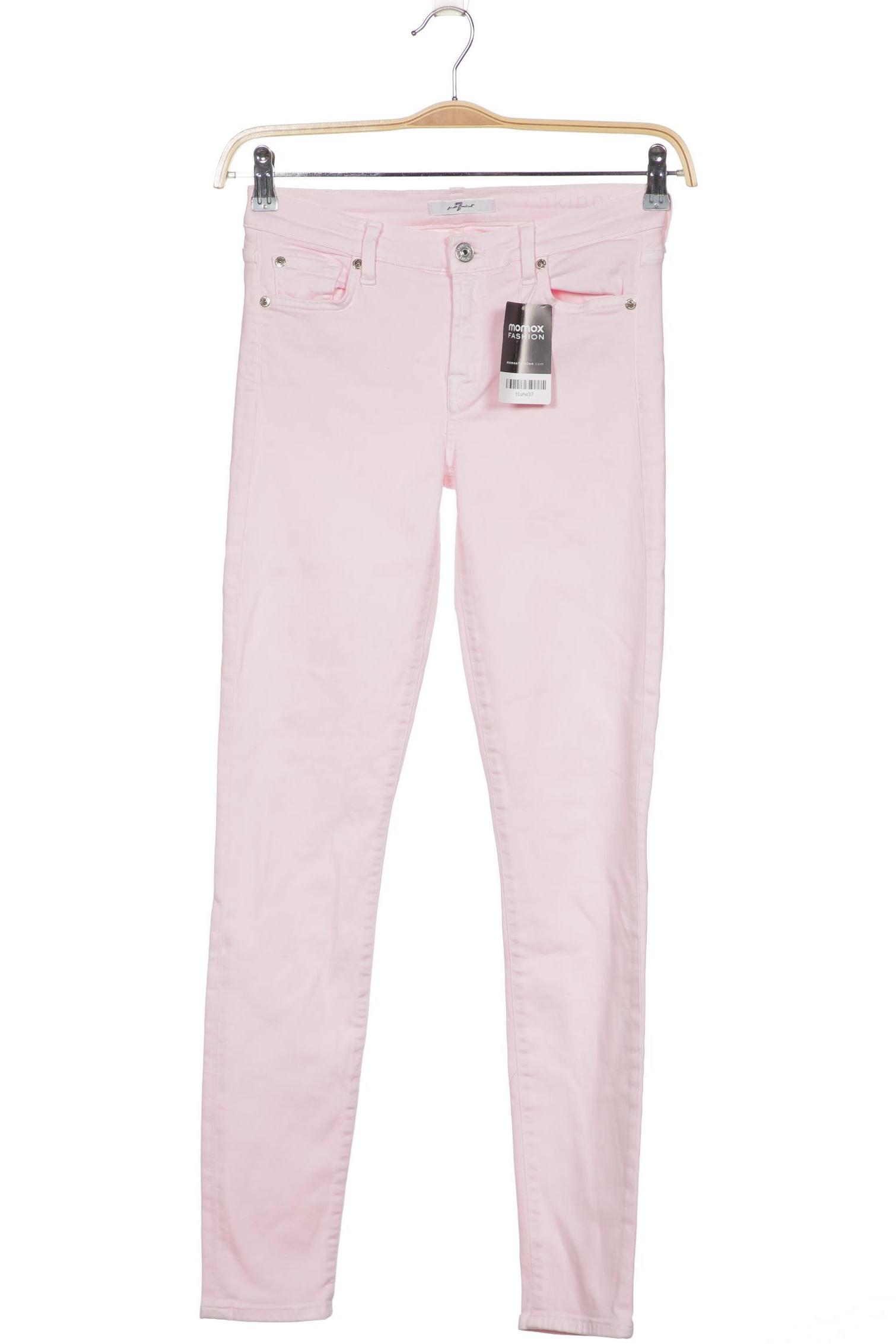 

7 for all mankind Damen Jeans, pink, Gr. 28