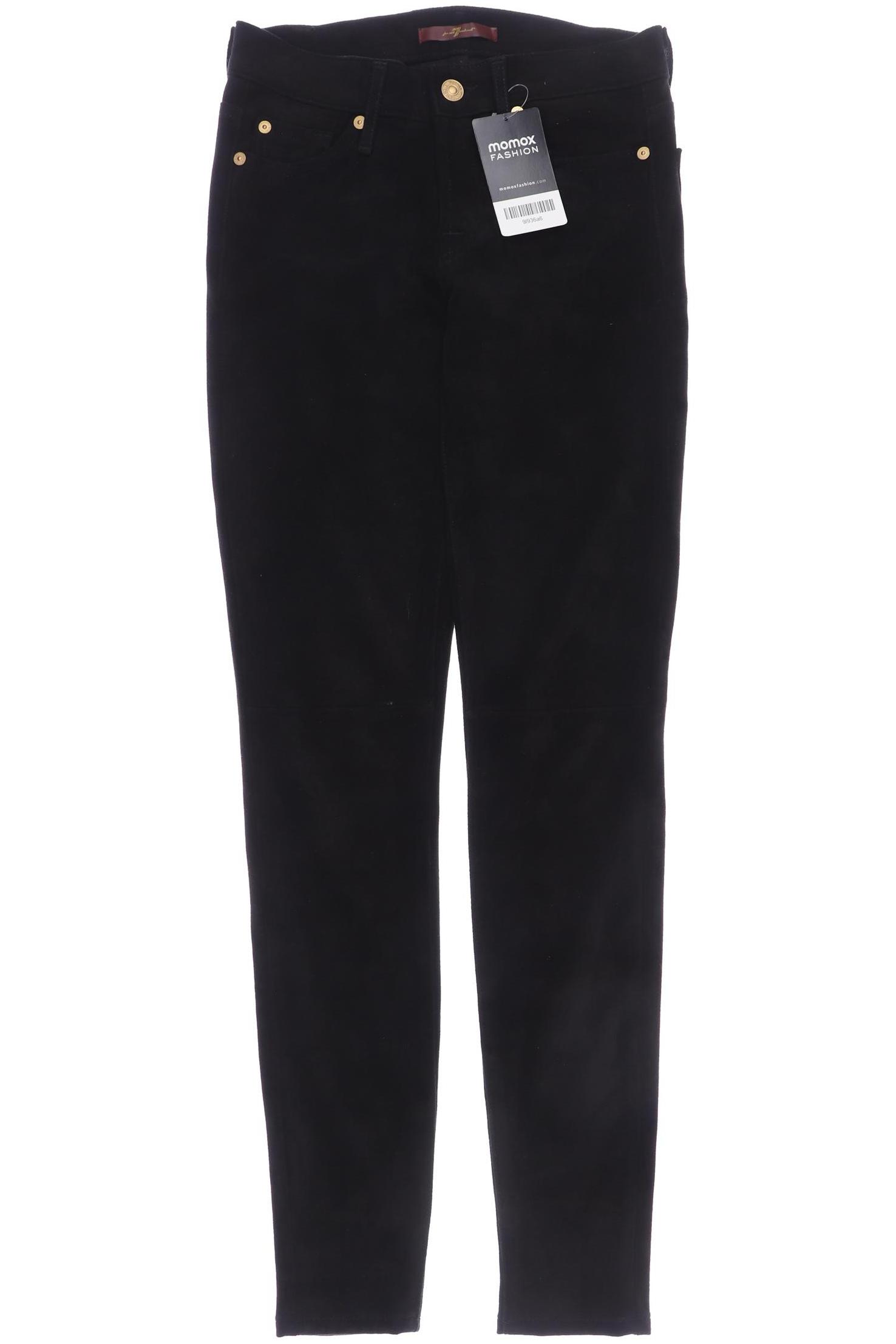 

7 for all mankind Damen Stoffhose, schwarz, Gr. 24