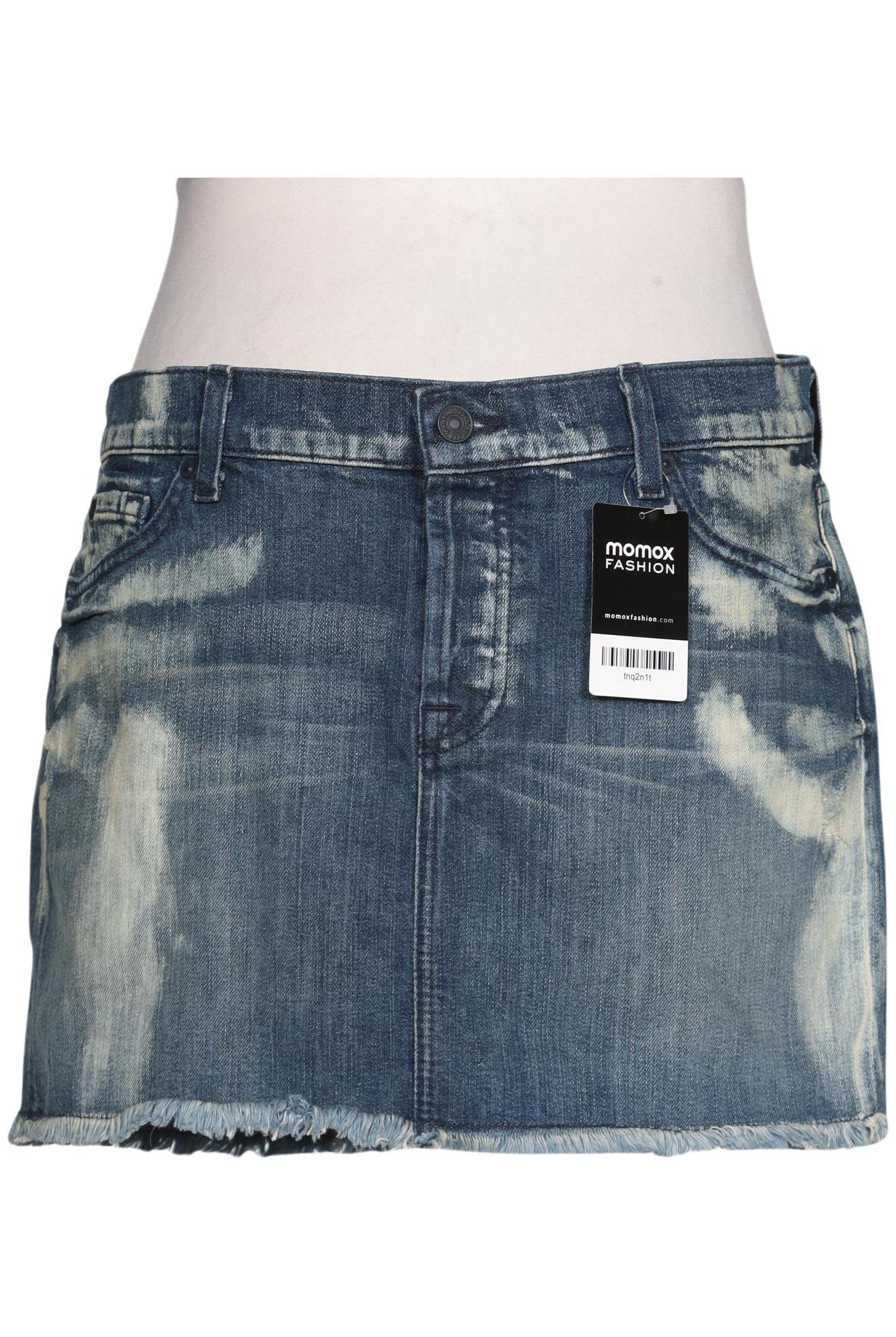 

7 for all mankind Damen Rock, blau, Gr. 32