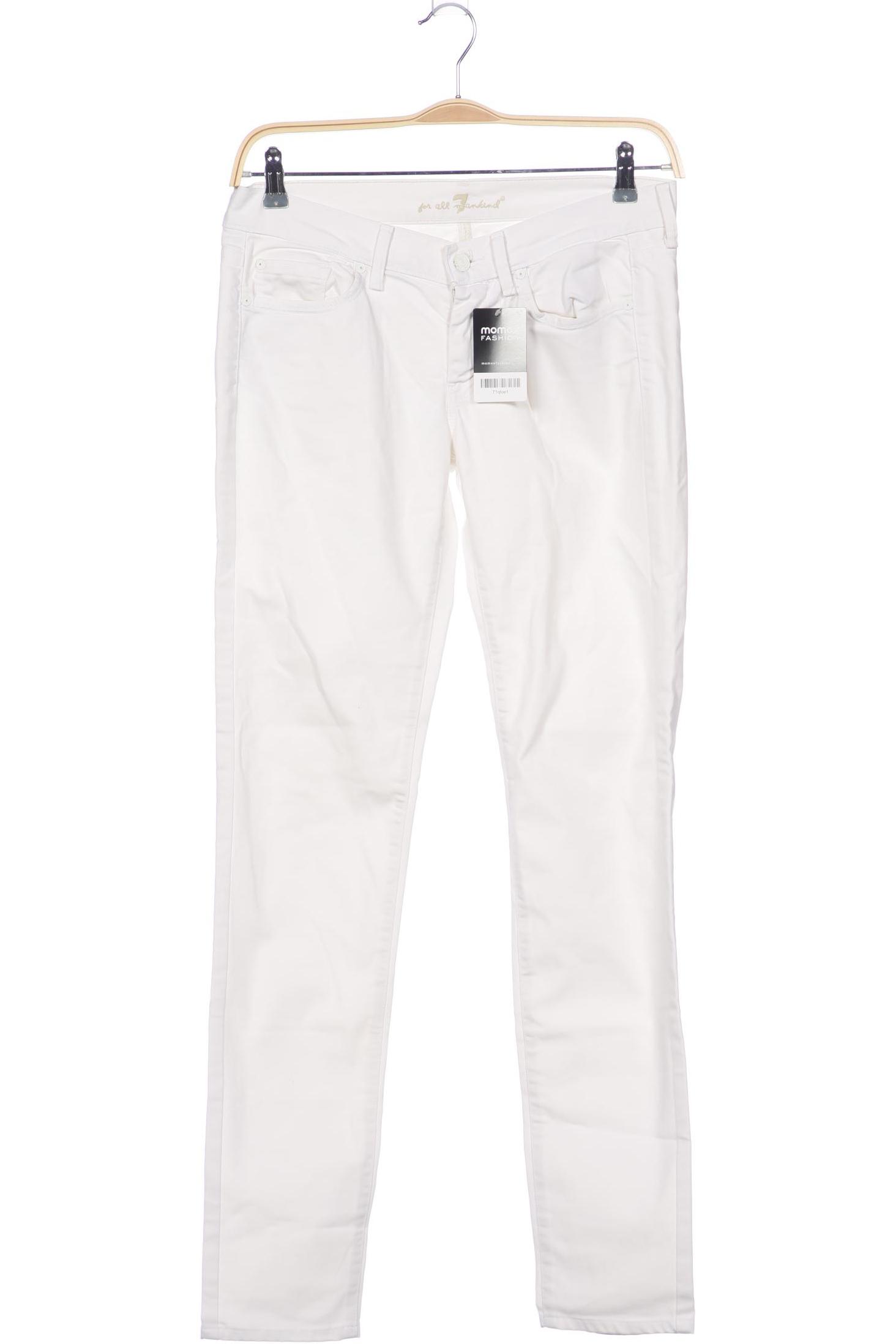 

7 for all mankind Damen Jeans, weiß, Gr. 28