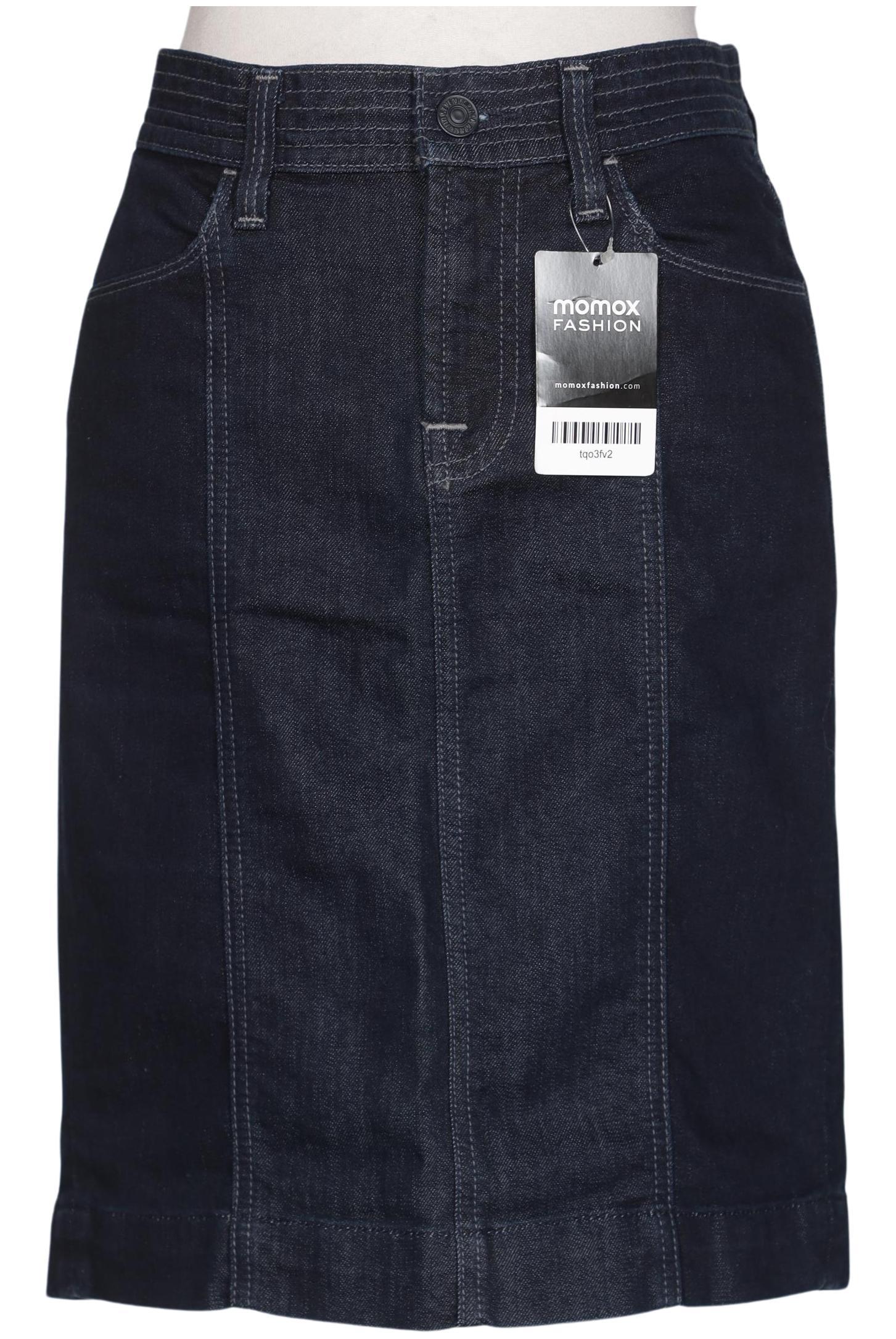 

7 for all mankind Damen Rock, marineblau, Gr. 27