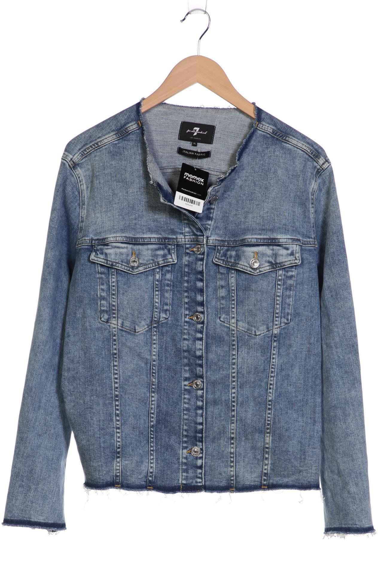 

7 for all mankind Damen Jacke, hellblau, Gr. 44