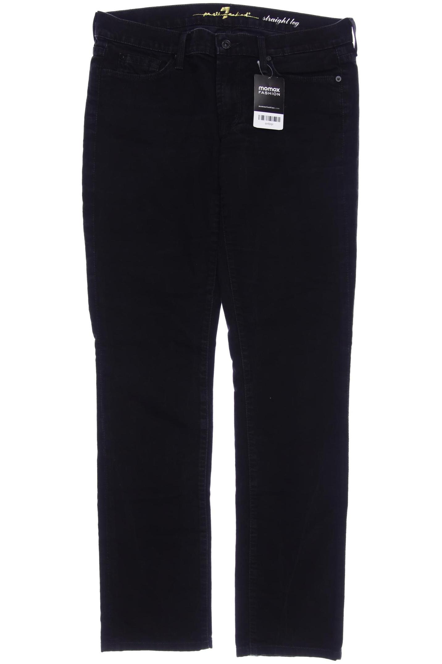 

7 for all mankind Damen Jeans, schwarz
