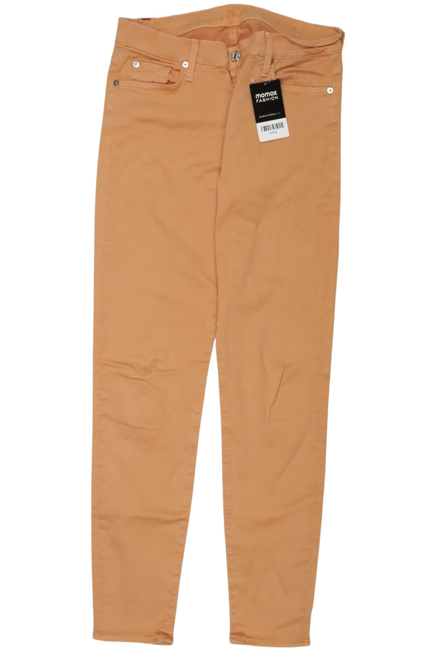 

7 for all mankind Damen Jeans, orange, Gr. 30