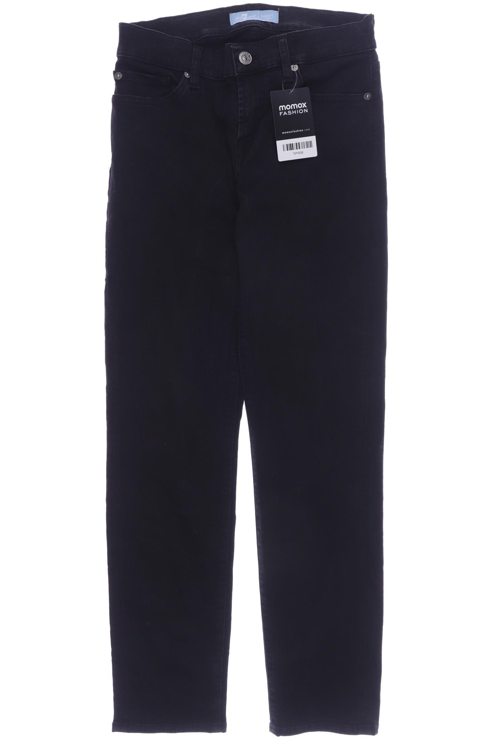 

7 for all mankind Damen Jeans, schwarz