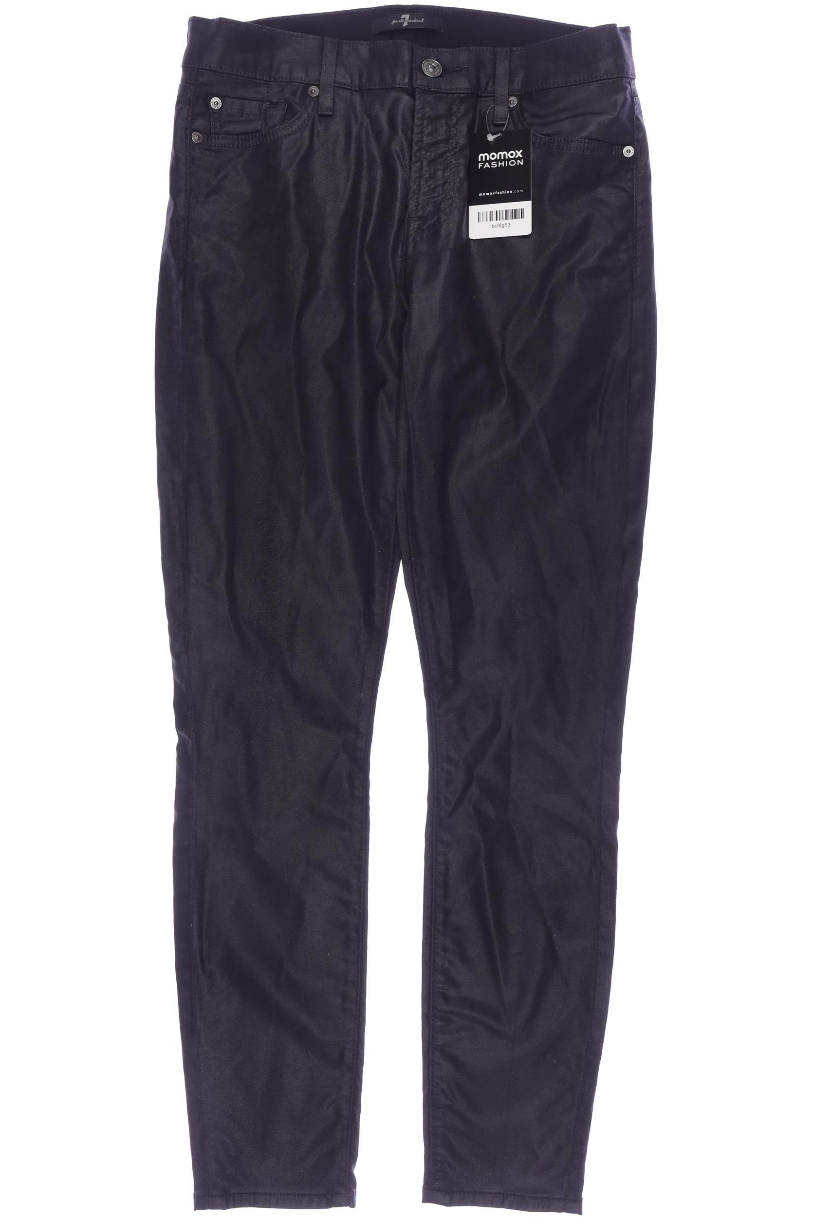 

7 for all mankind Damen Stoffhose, schwarz, Gr. 28
