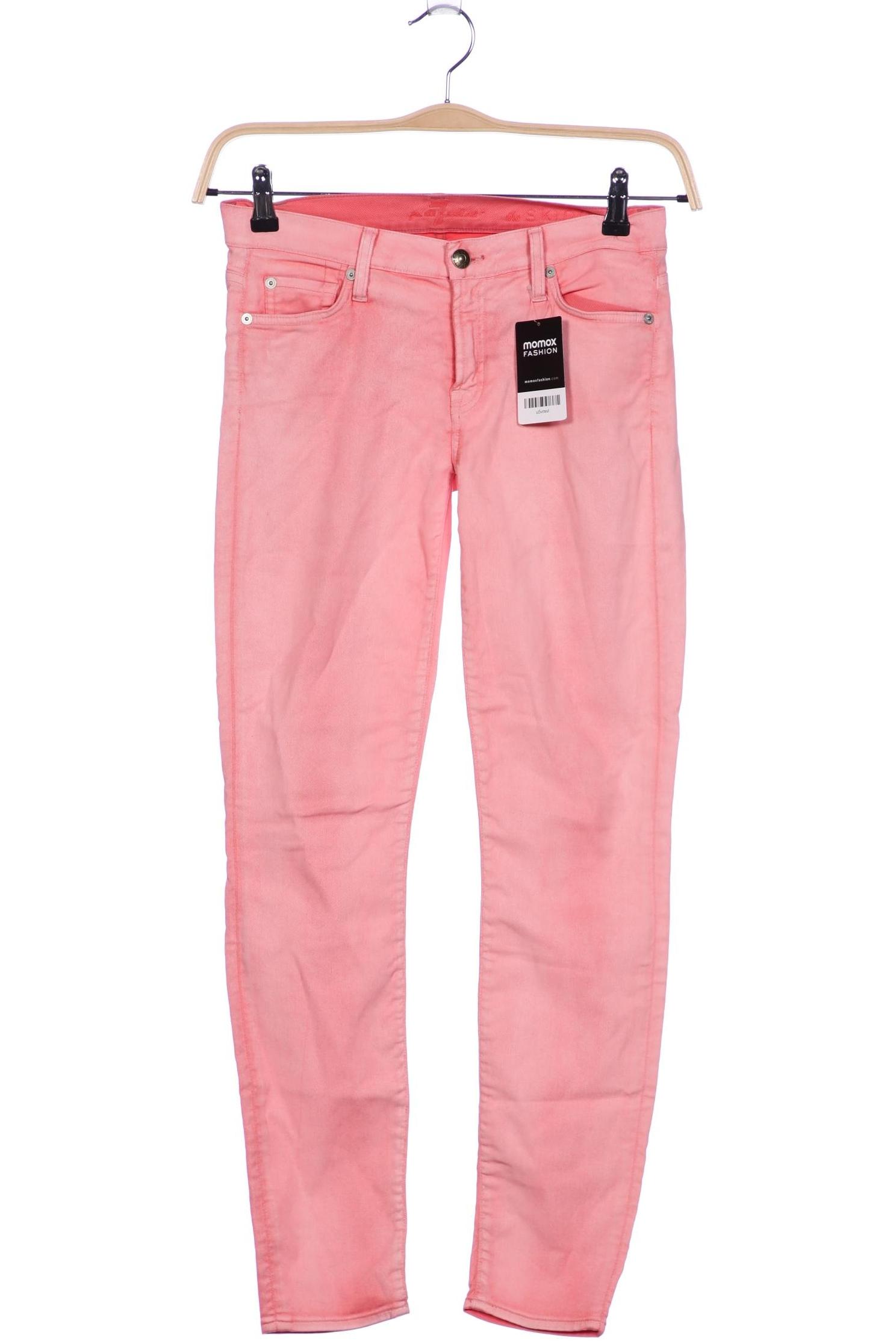 

7 for all mankind Damen Jeans, pink, Gr. 27