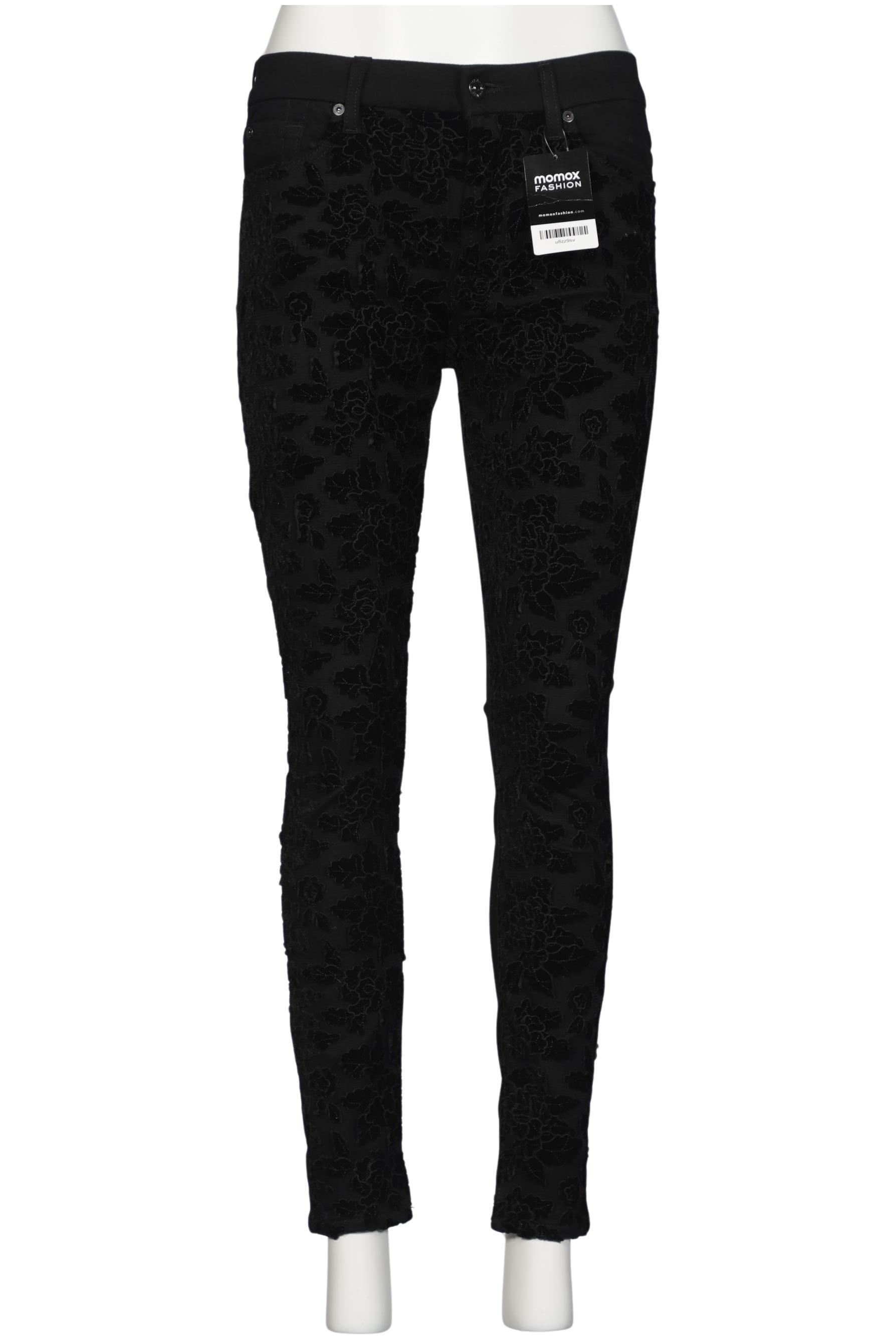 

7 for all mankind Damen Stoffhose, schwarz, Gr. 29