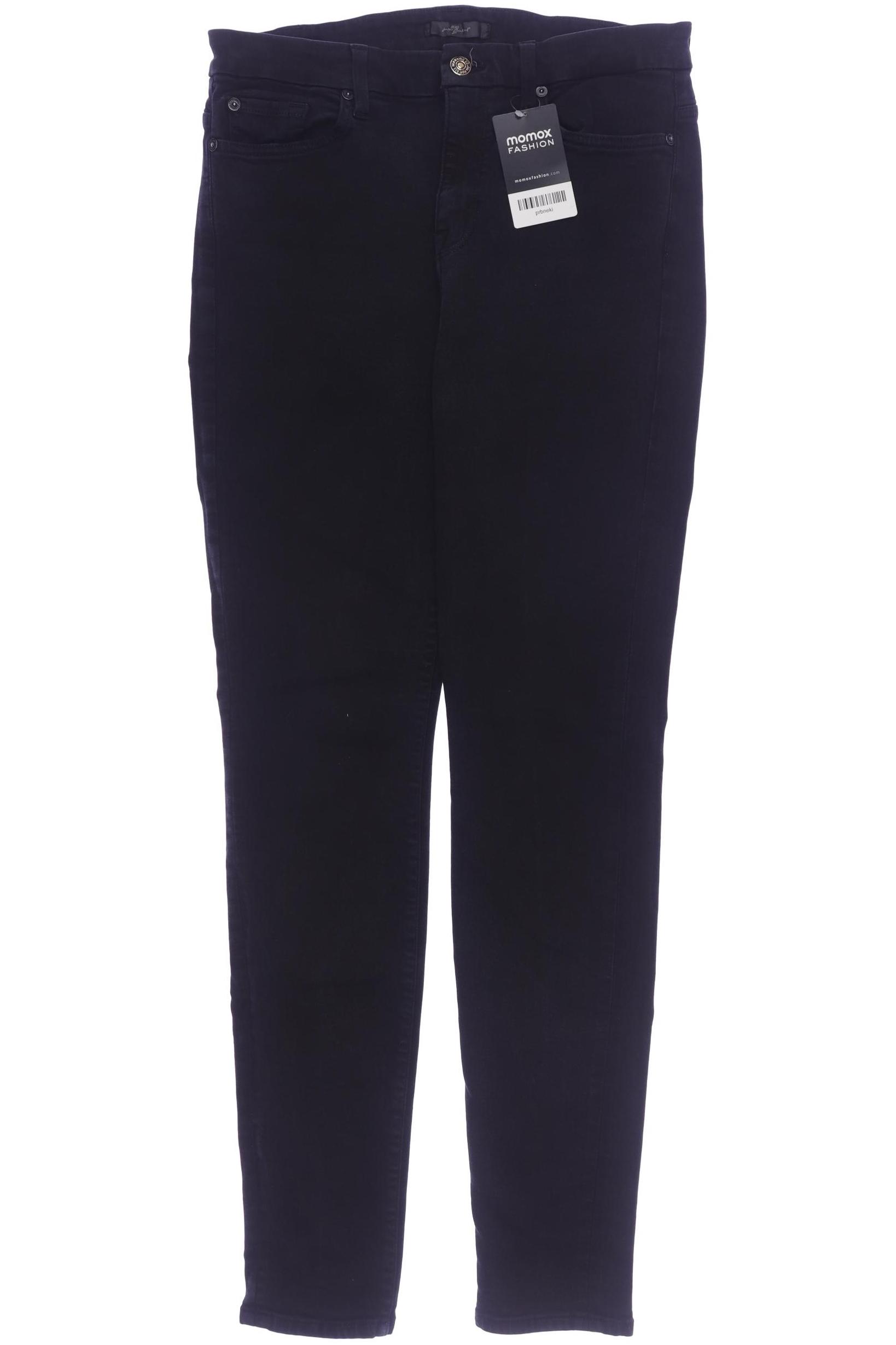 

7 for all mankind Damen Jeans, schwarz, Gr. 30
