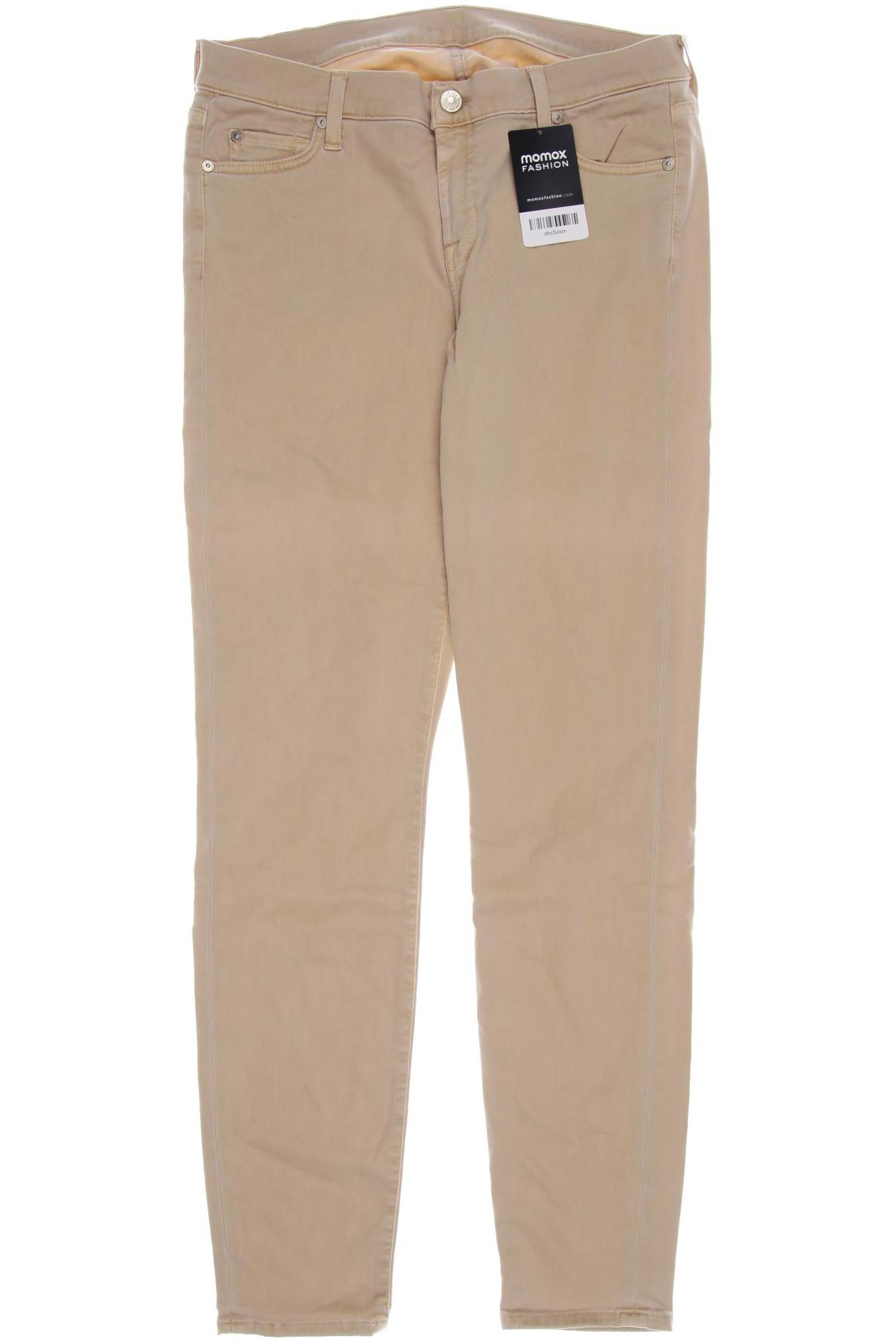 

7 for all mankind Damen Stoffhose, beige