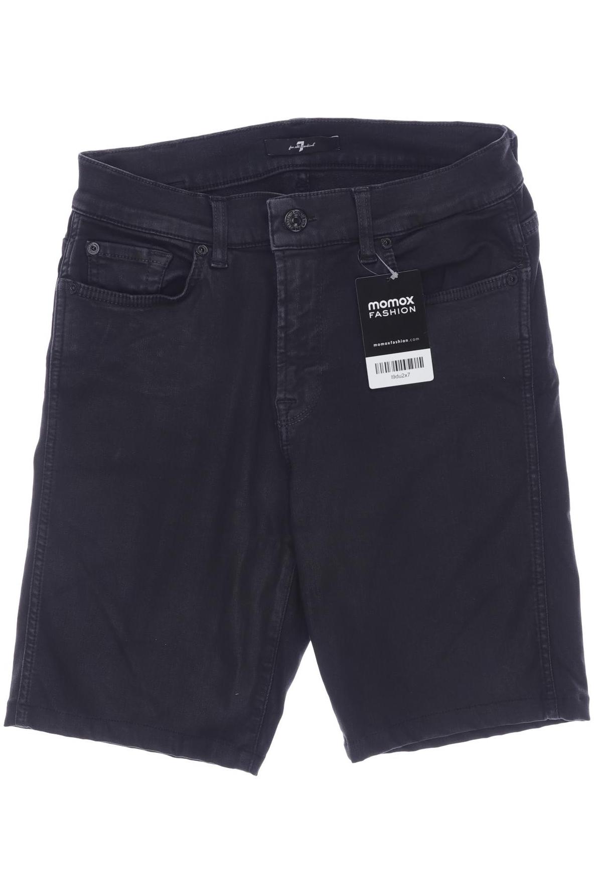 

7 for all mankind Damen Shorts, schwarz, Gr. 30