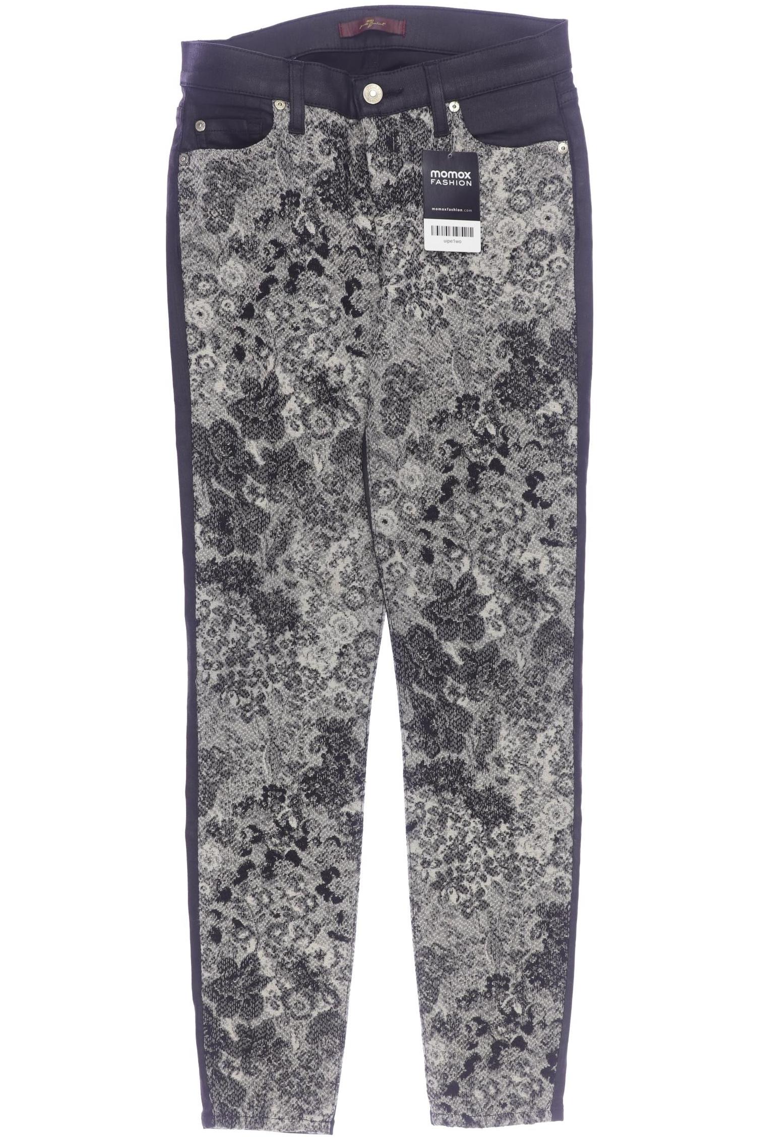 

7 for all mankind Damen Stoffhose, schwarz, Gr. 25