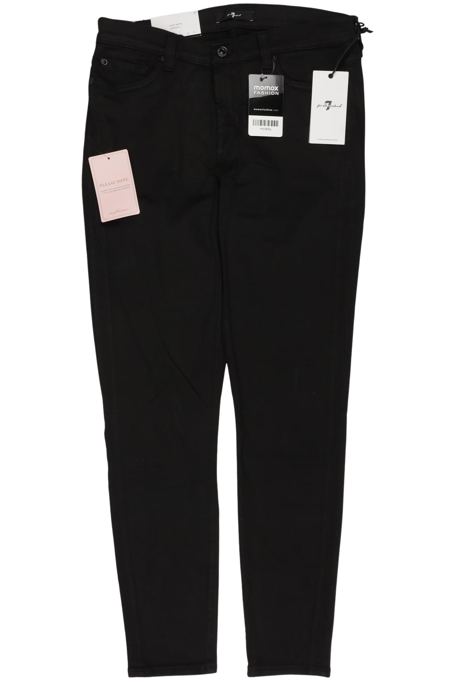 

7 for all mankind Damen Jeans, schwarz, Gr. 31