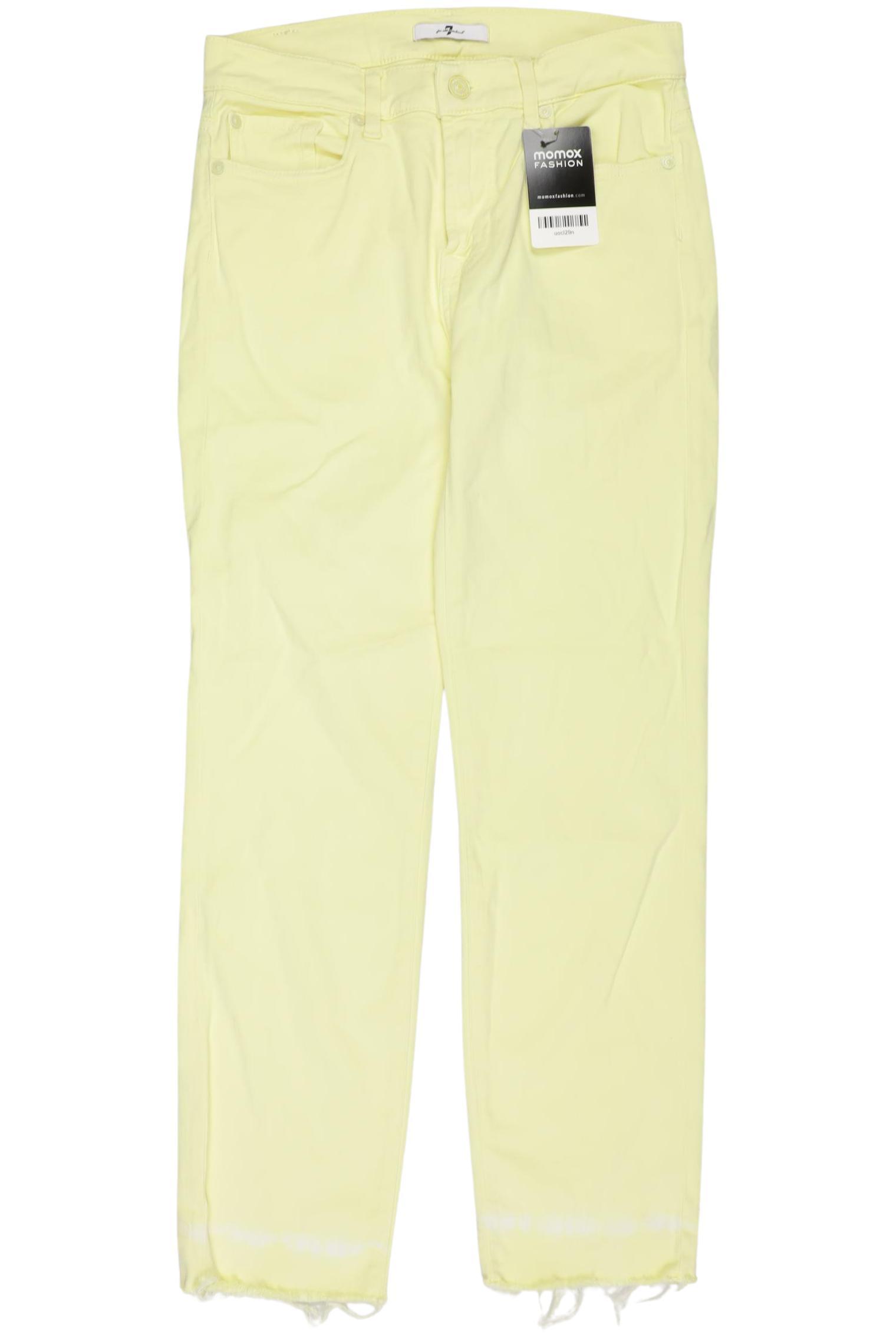 

7 for all mankind Damen Jeans, gelb, Gr. 29