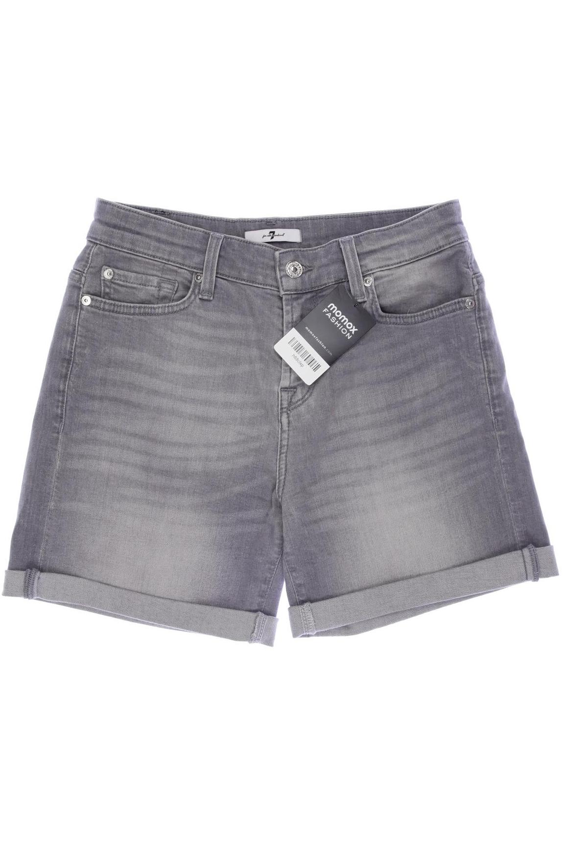 Thumbnail - 7 for all mankind Damen Shorts, grau, Gr. 25