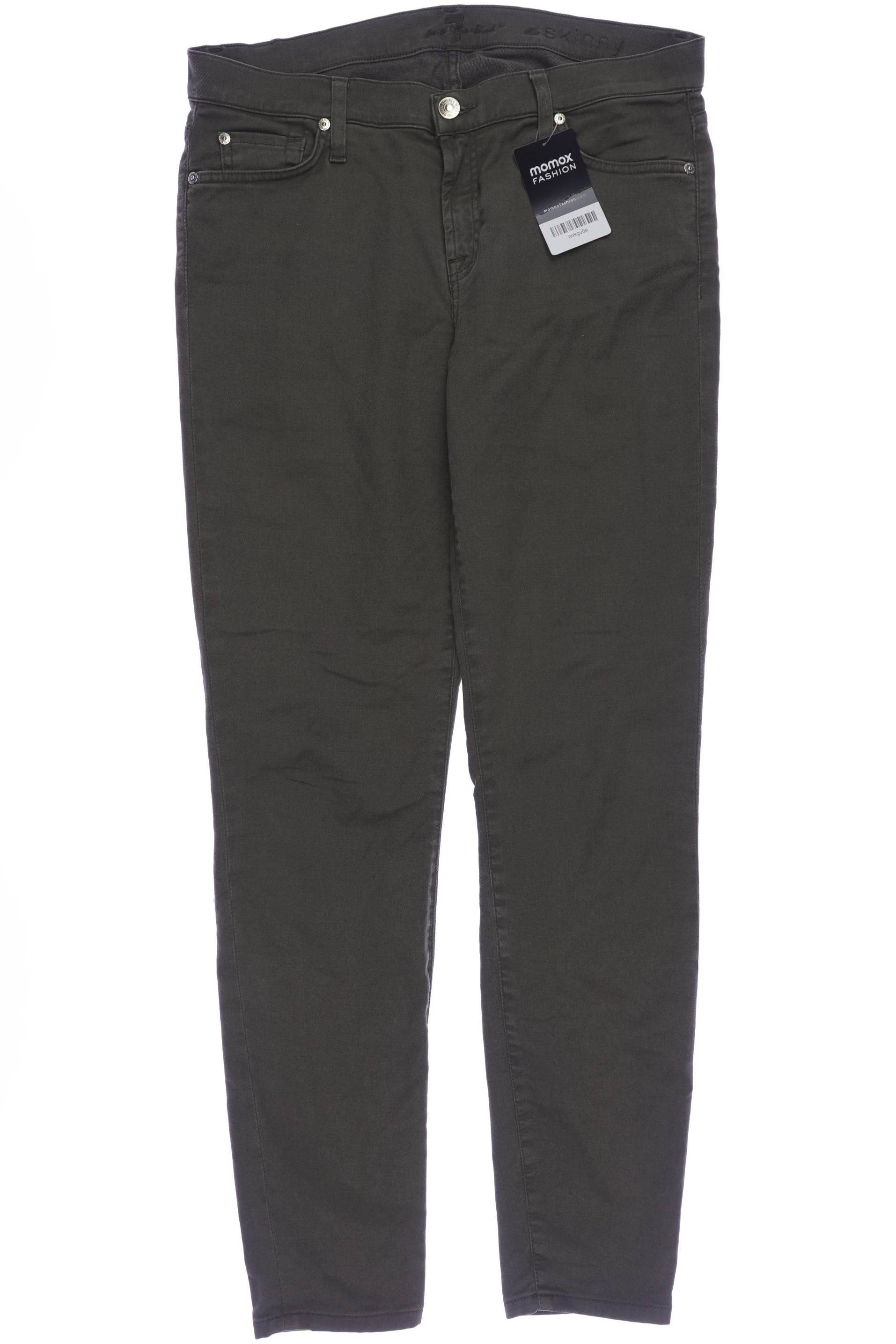 

7 for all mankind Damen Jeans, grün, Gr. 29