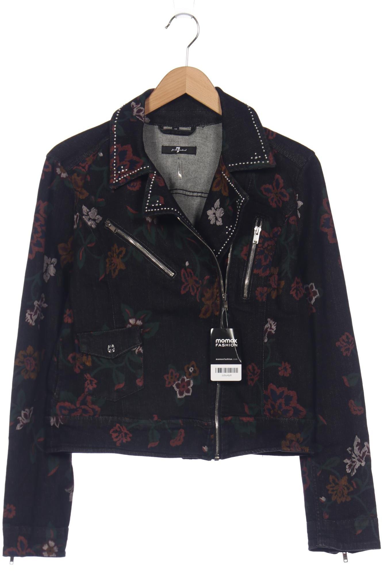 

7 for all mankind Damen Jacke, schwarz
