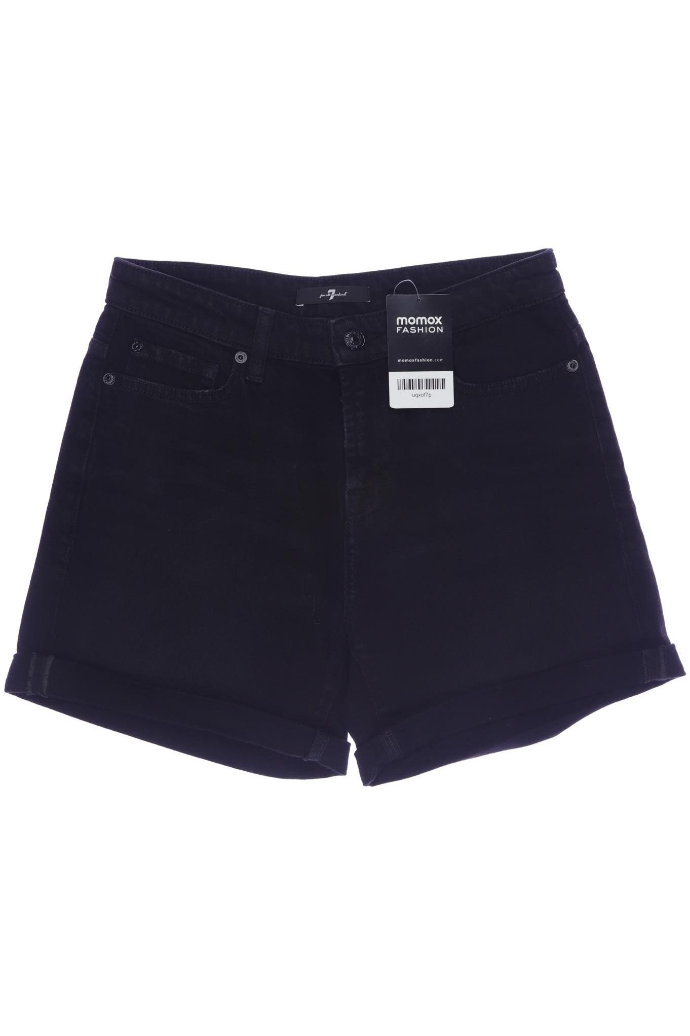 

7 for all mankind Damen Shorts, schwarz, Gr. 25