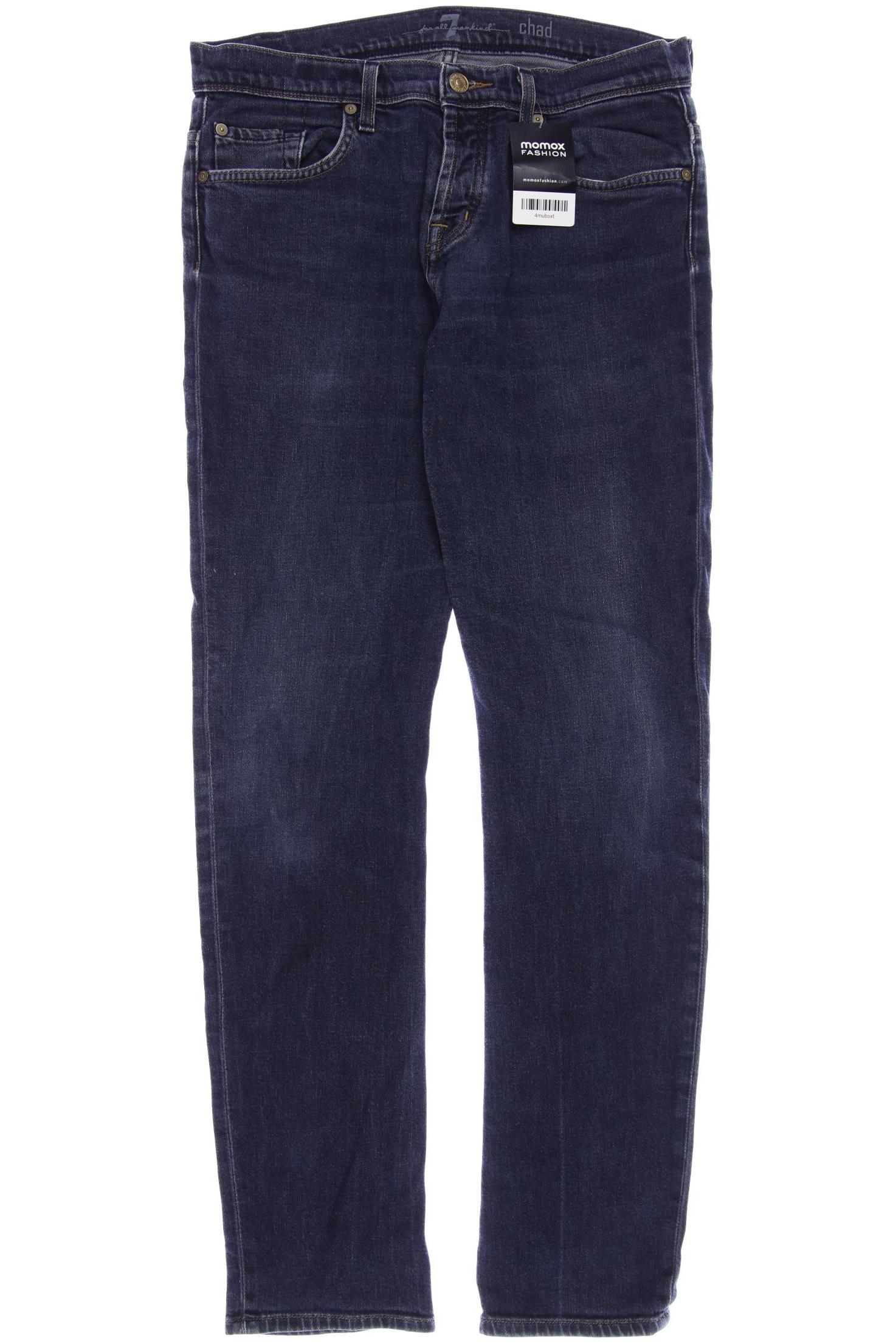 

7 for all mankind Herren Jeans, marineblau, Gr. 30