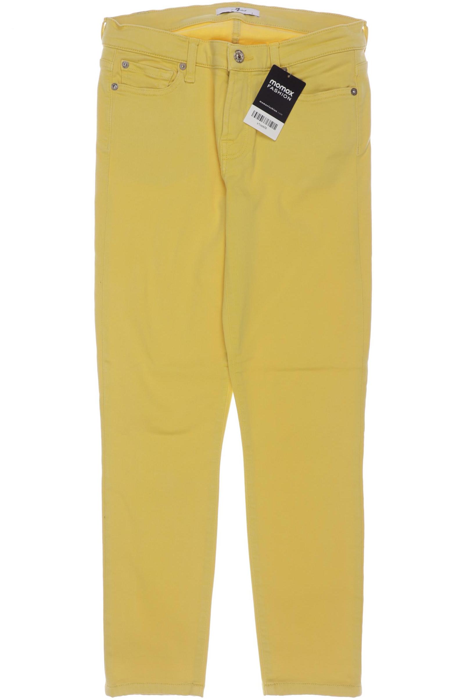 

7 for all mankind Damen Jeans, gelb, Gr. 27