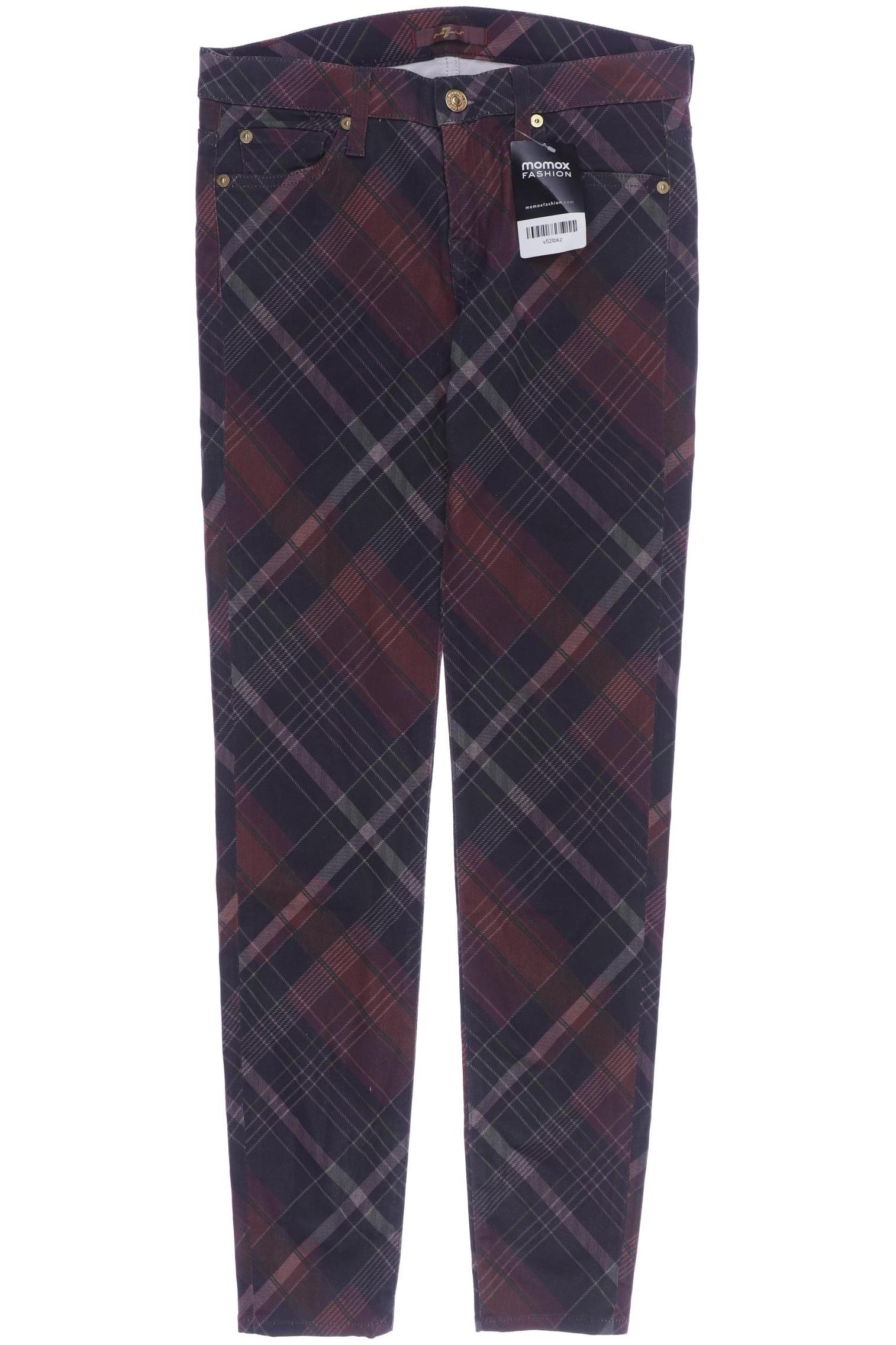 

7 for all mankind Damen Stoffhose, bordeaux, Gr. 26