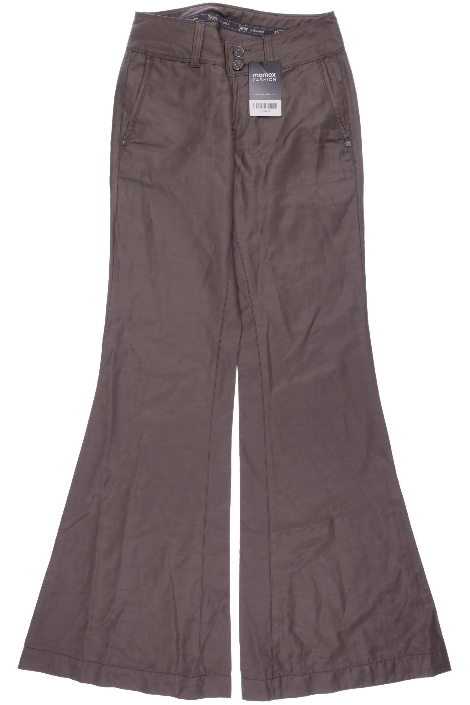 

7 for all mankind Damen Stoffhose, braun