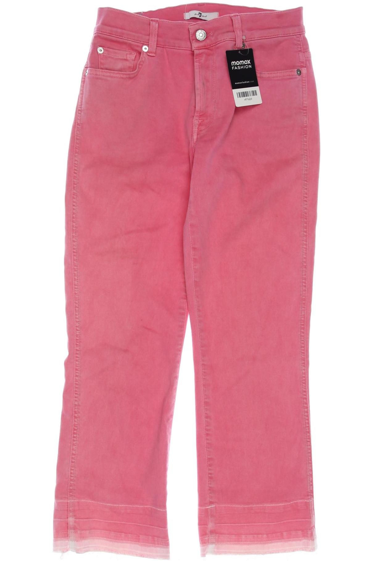 

7 for all mankind Damen Jeans, pink, Gr. 27