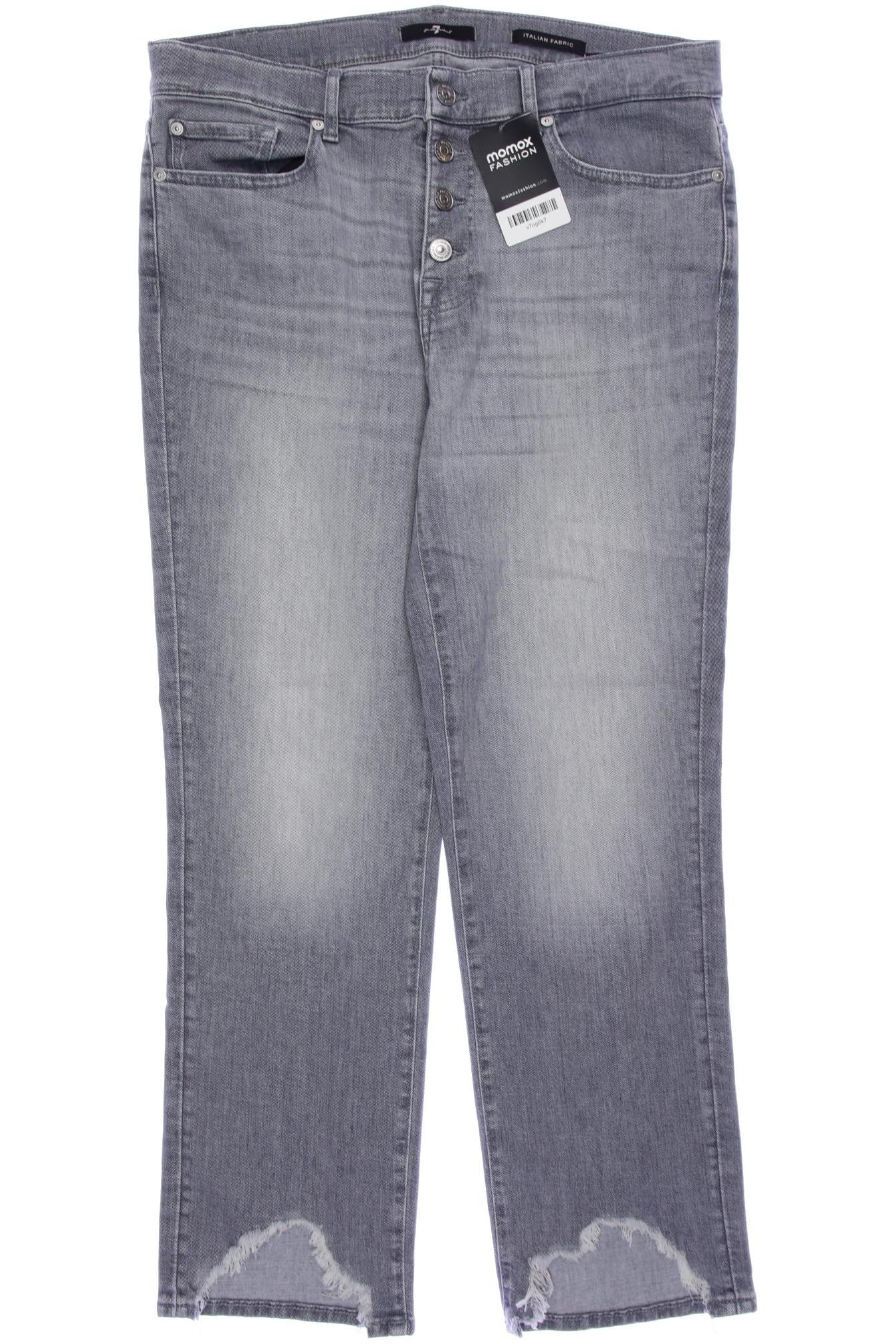 

7 for all mankind Damen Jeans, grau