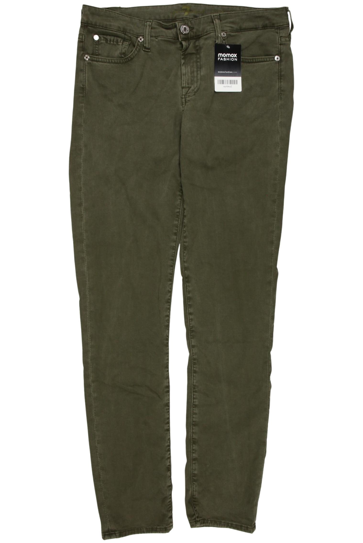 

7 for all mankind Damen Jeans, grün, Gr. 30