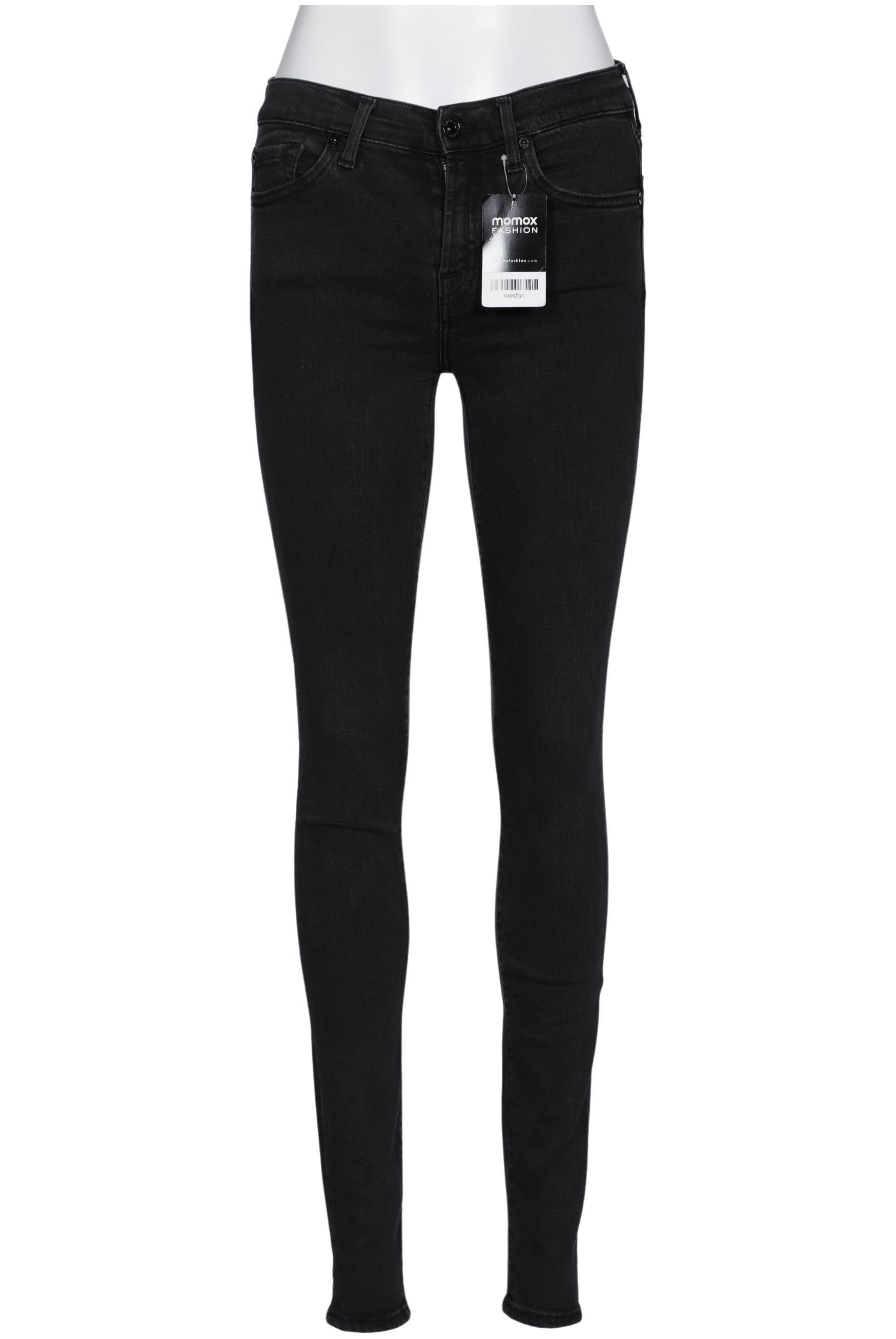 

7 for all mankind Damen Jeans, schwarz, Gr. 28