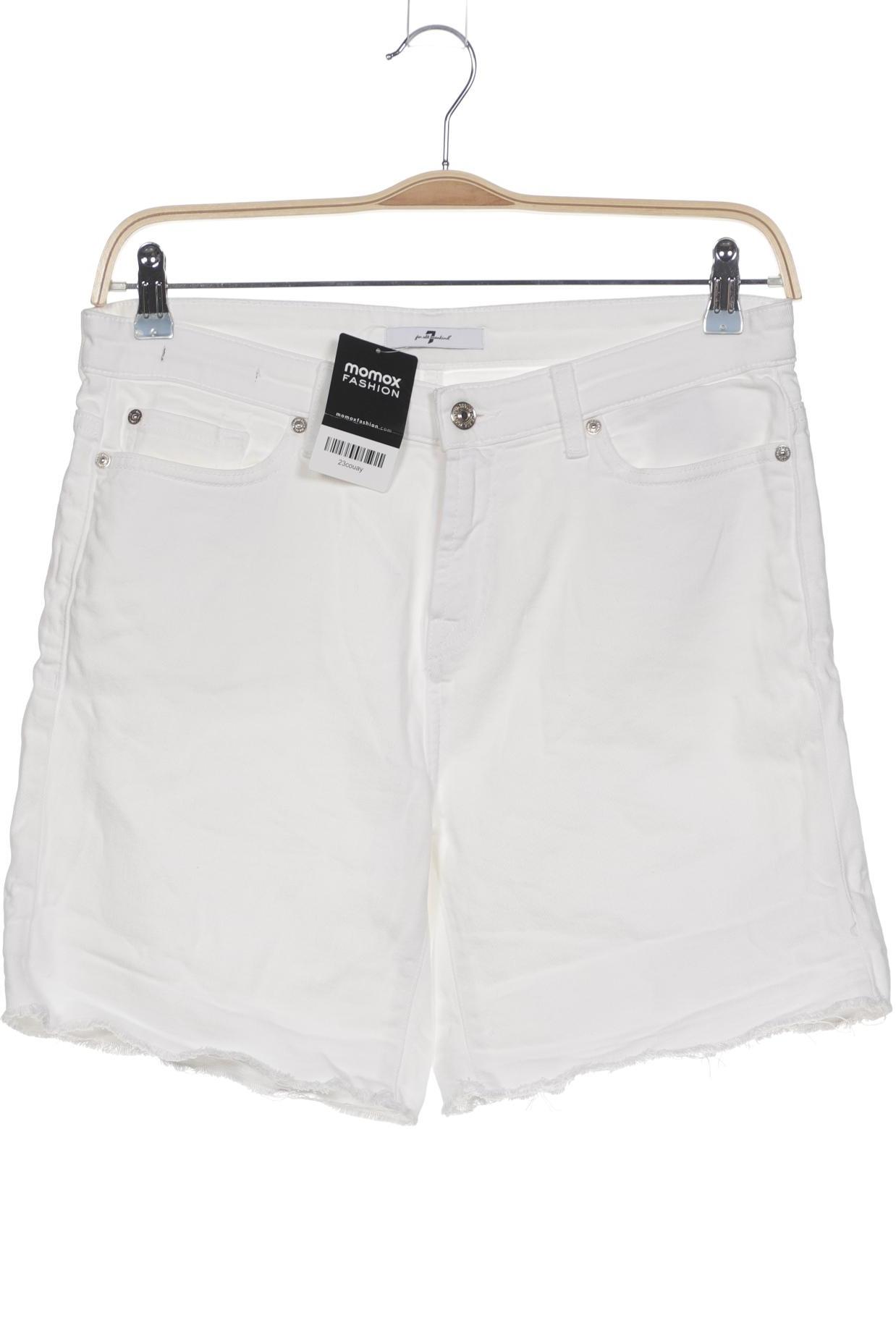 

7 for all mankind Damen Shorts, weiß, Gr. 29