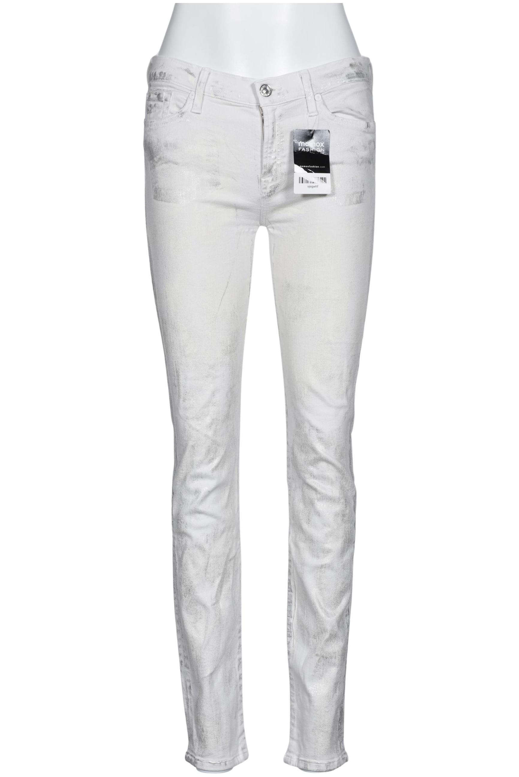 

7 for all mankind Damen Jeans, weiß, Gr. 28
