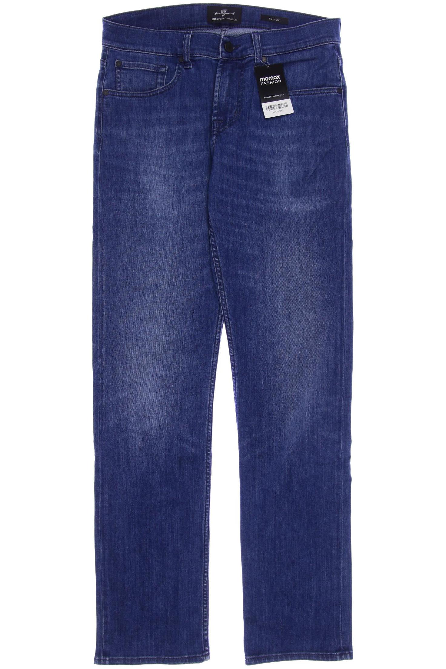 

7 for all mankind Herren Jeans, blau