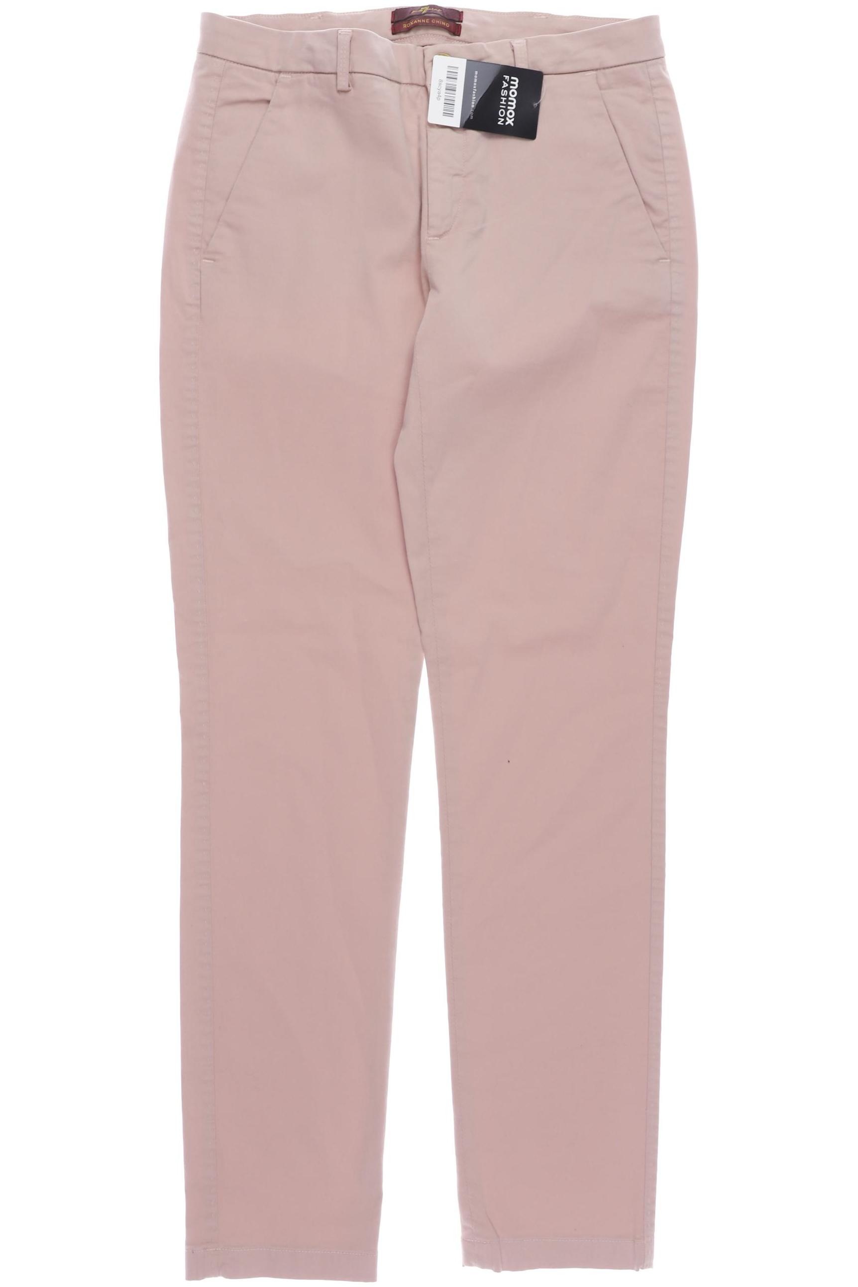 

7 for all mankind Damen Stoffhose, pink, Gr. 25