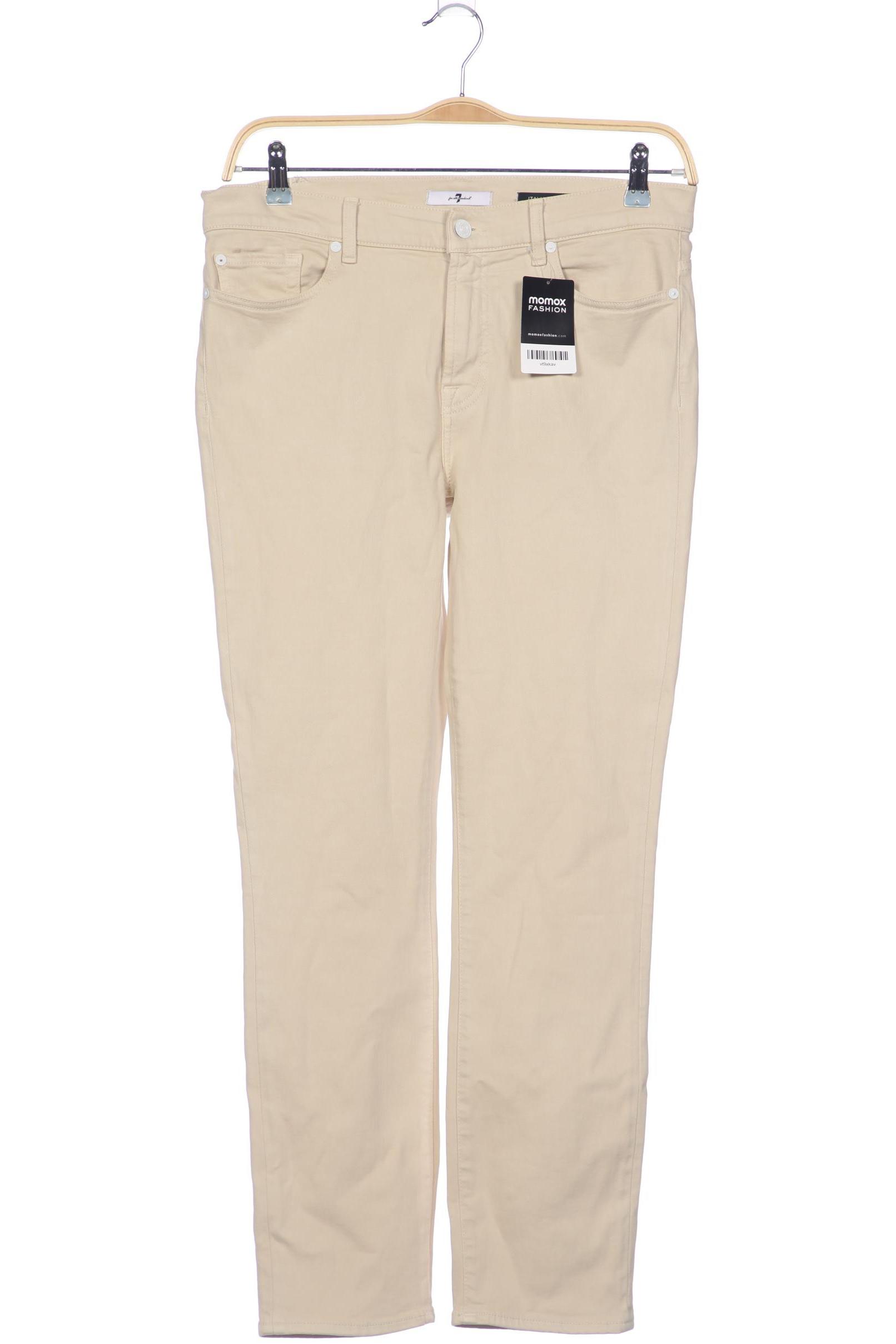 

7 for all mankind Damen Jeans, beige, Gr. 32