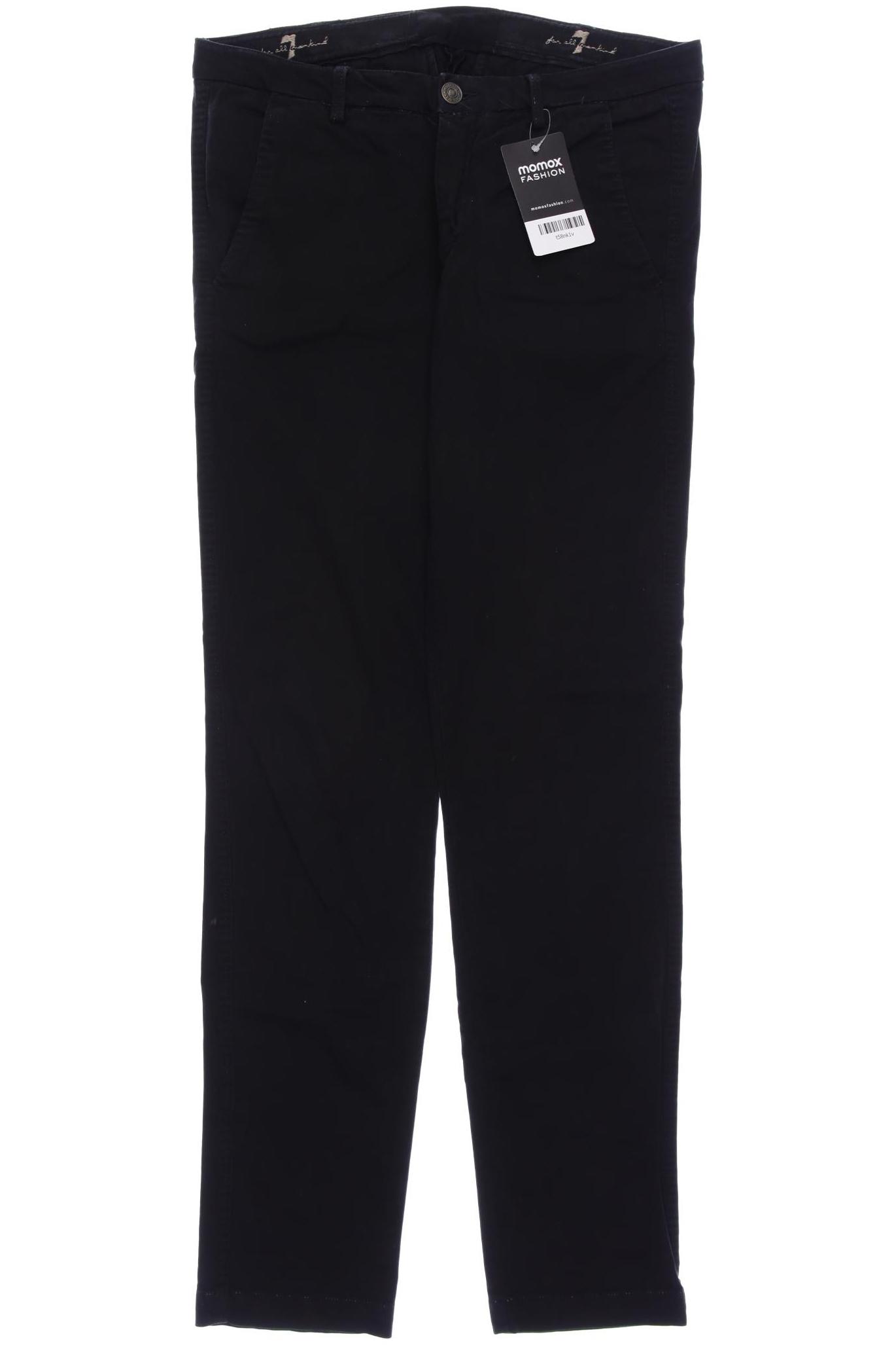 

7 for all mankind Damen Stoffhose, schwarz