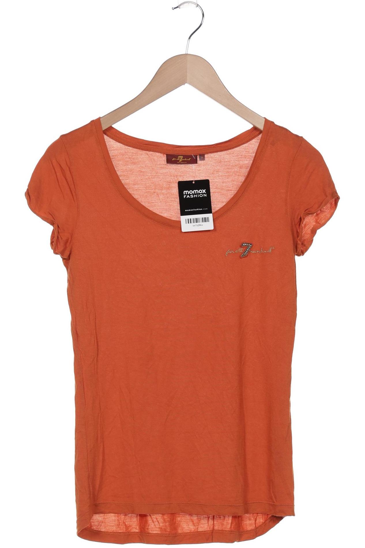 

7 for all mankind Damen T-Shirt, orange, Gr. 38