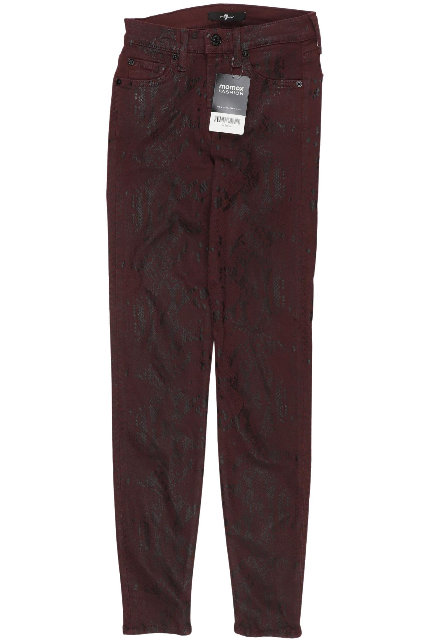 

7 for all mankind Damen Jeans, bordeaux, Gr. 24
