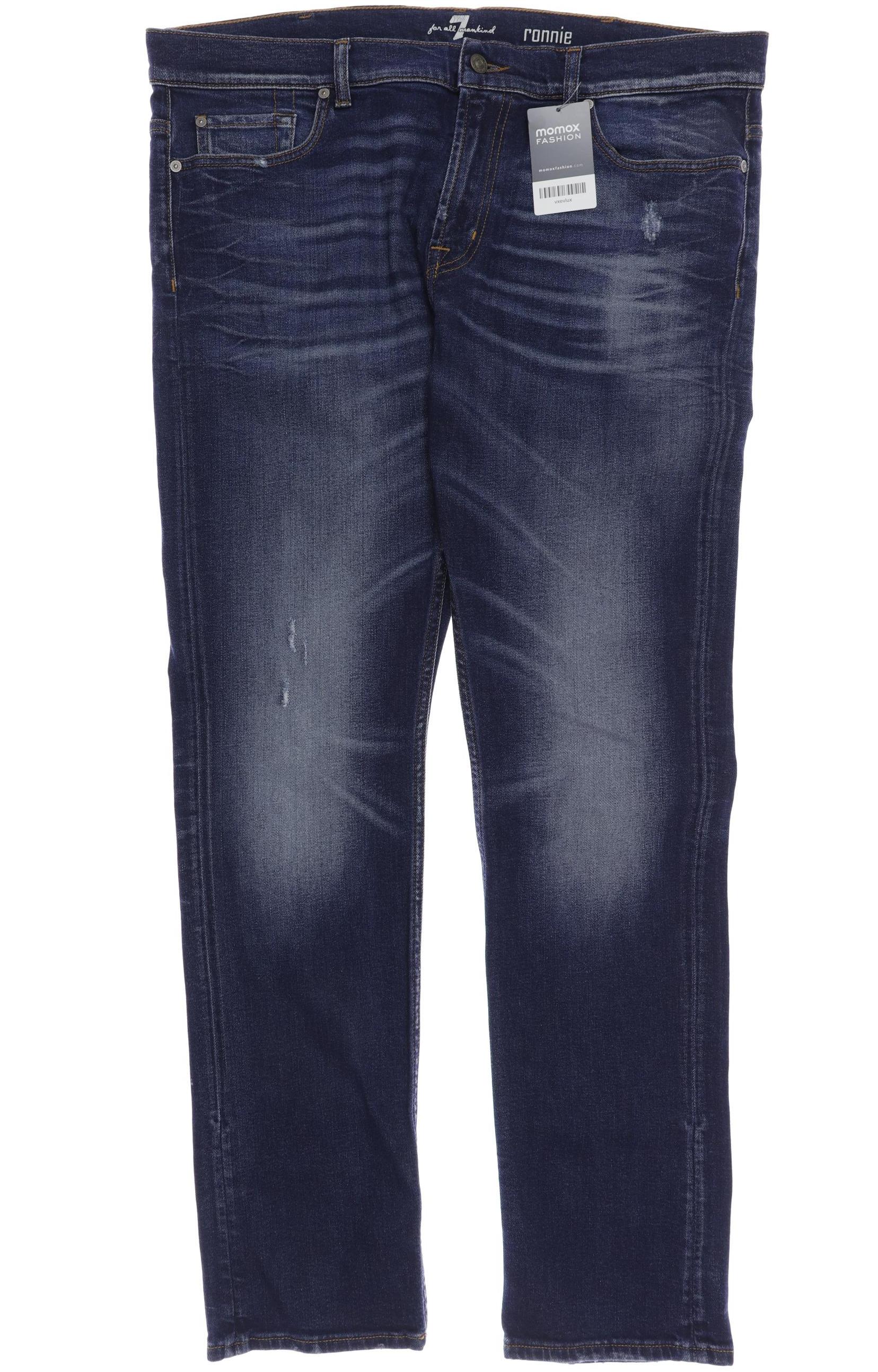 

7 for all mankind Herren Jeans, blau