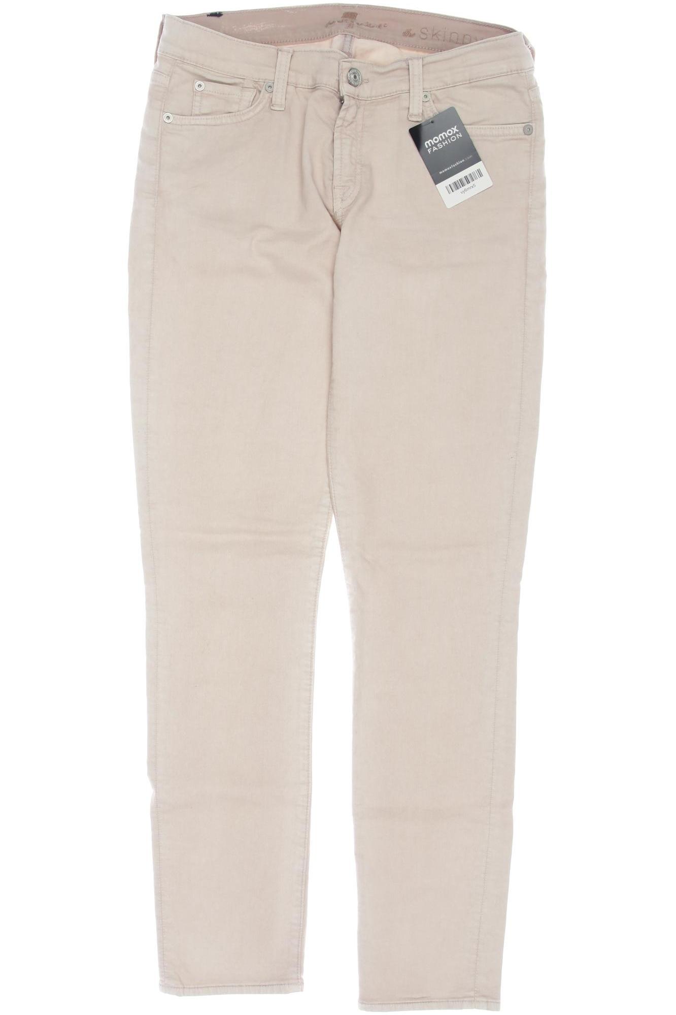 

7 for all mankind Damen Jeans, cremeweiß, Gr. 29