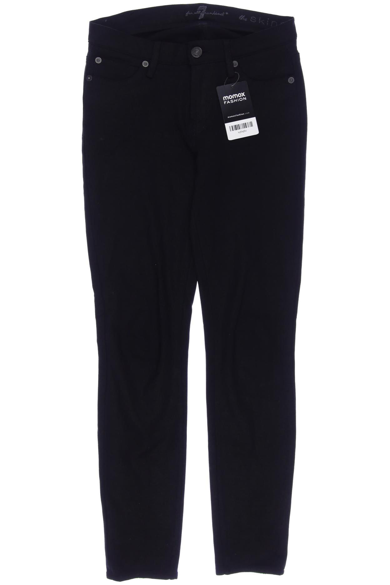 

7 for all mankind Damen Stoffhose, schwarz