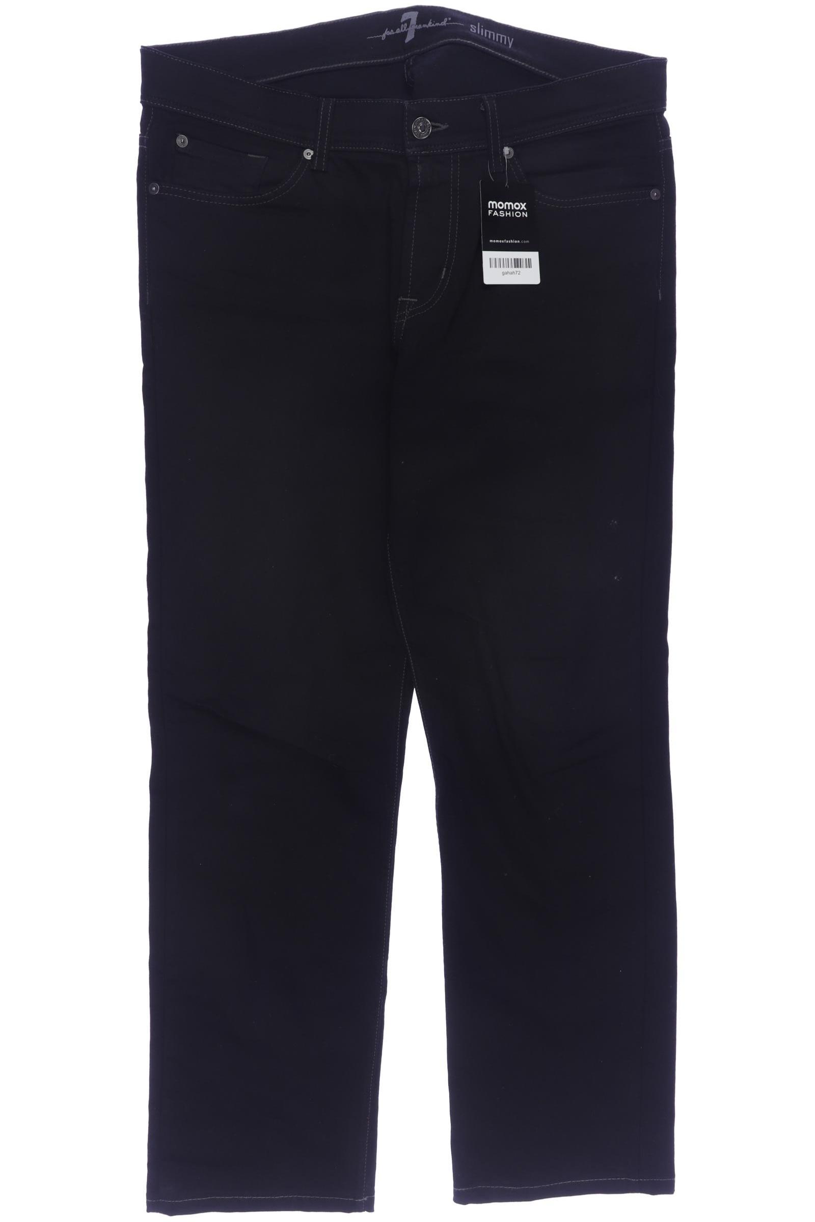 

7 for all mankind Damen Jeans, schwarz, Gr. 34