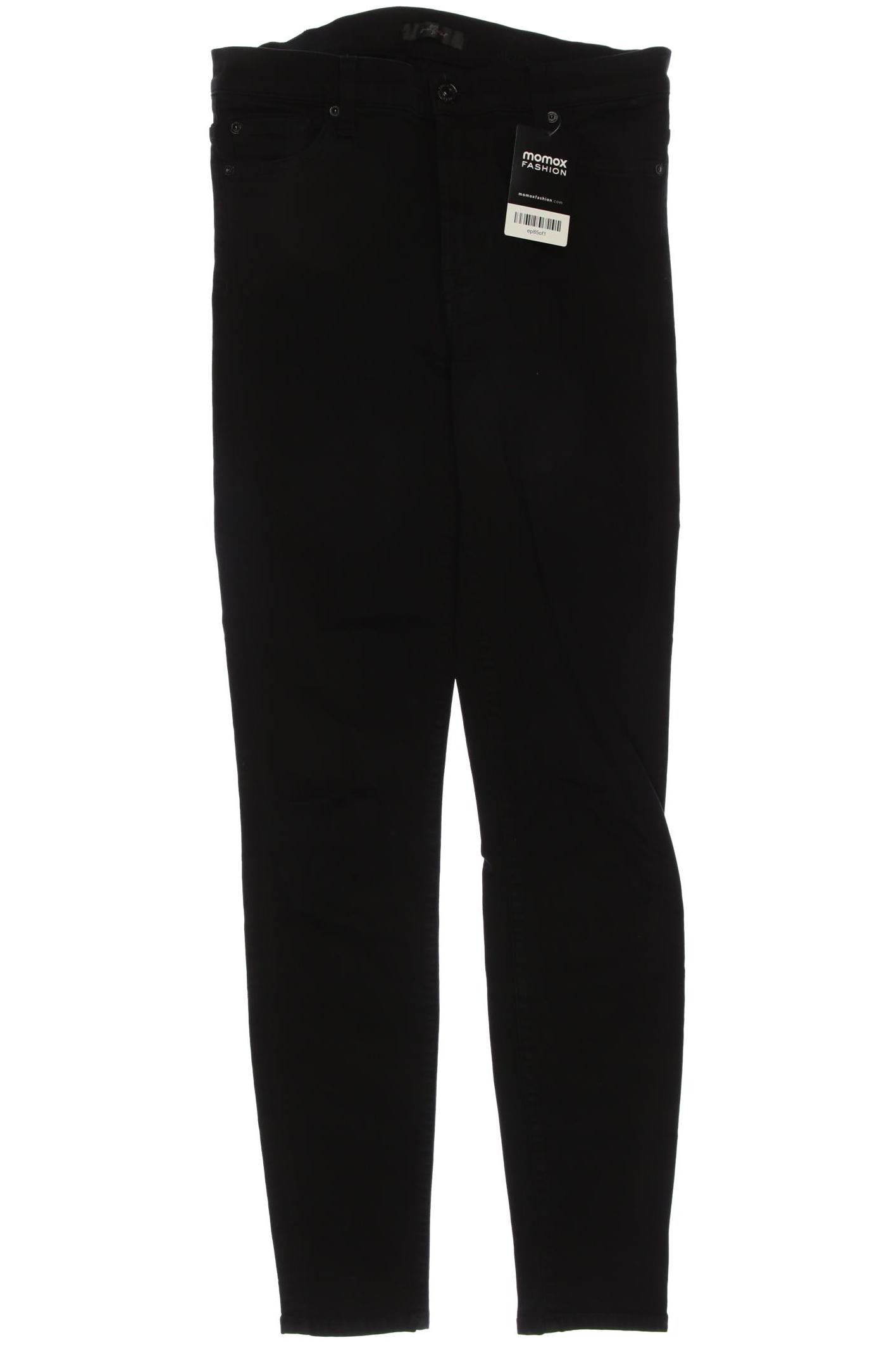 

7 for all mankind Damen Jeans, schwarz