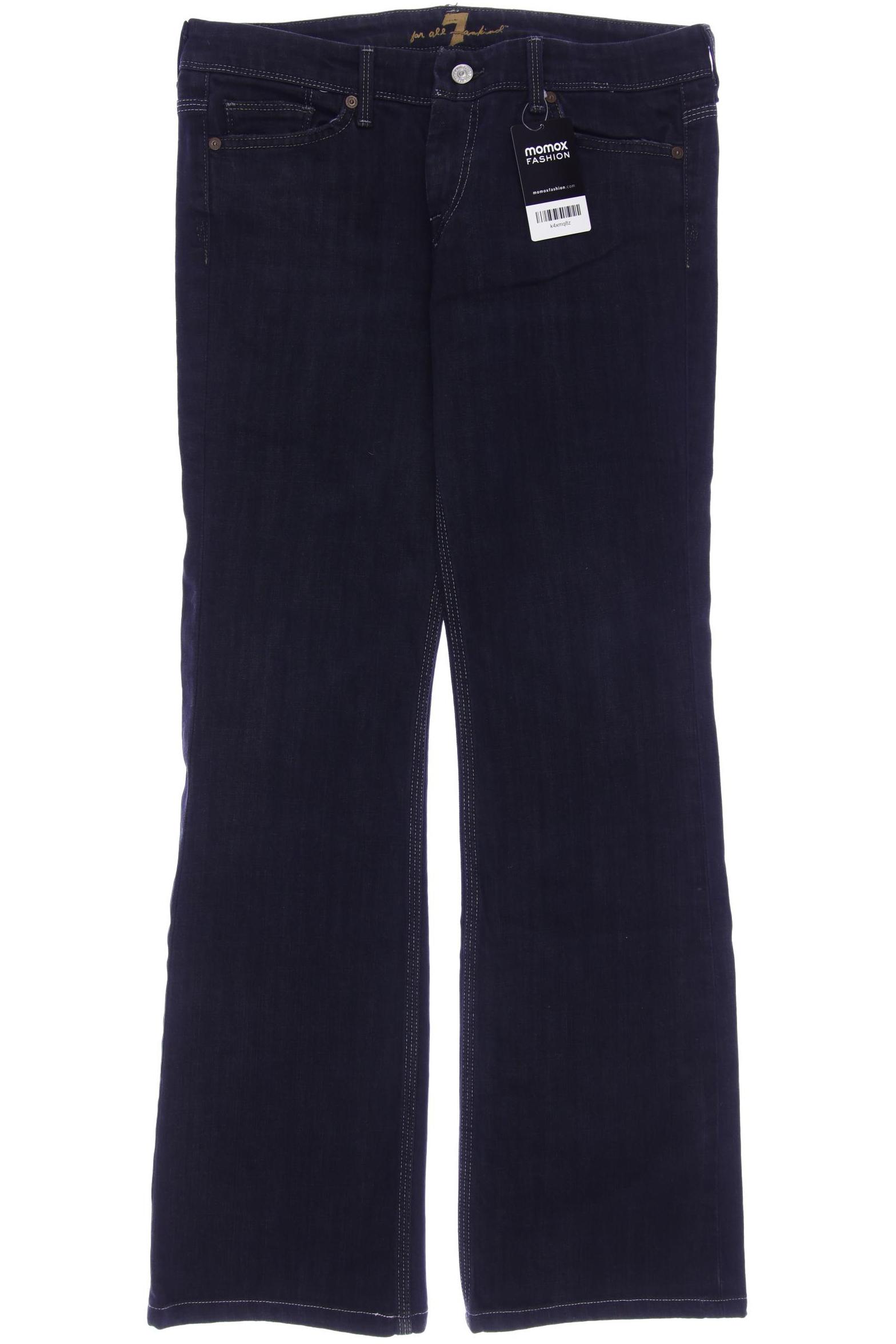 

7 for all mankind Damen Jeans, schwarz, Gr. 30