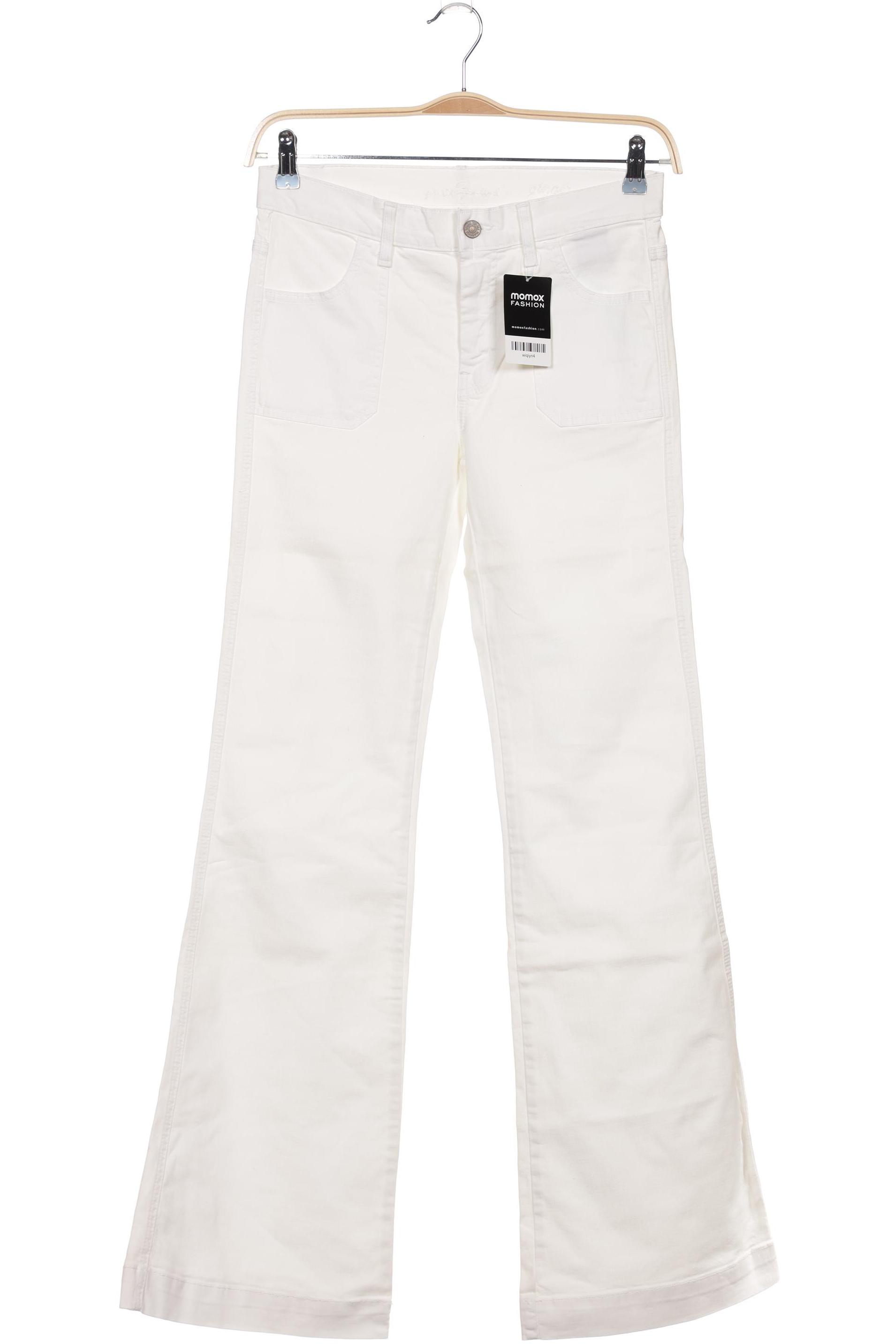 

7 for all mankind Damen Jeans, cremeweiß, Gr. 27